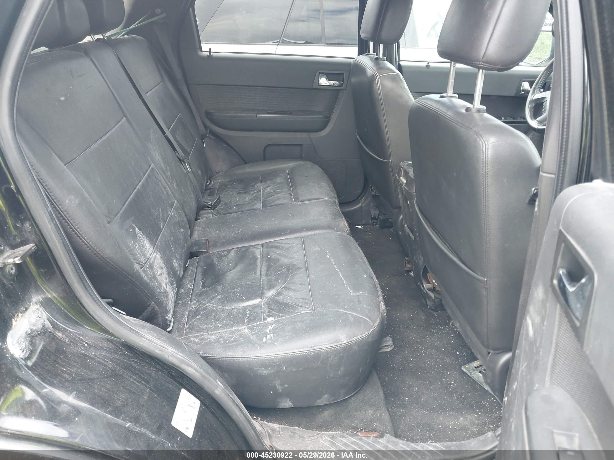 2012 Ford Escape Limited Black vin: 1FMCU9EG0CKC22151
