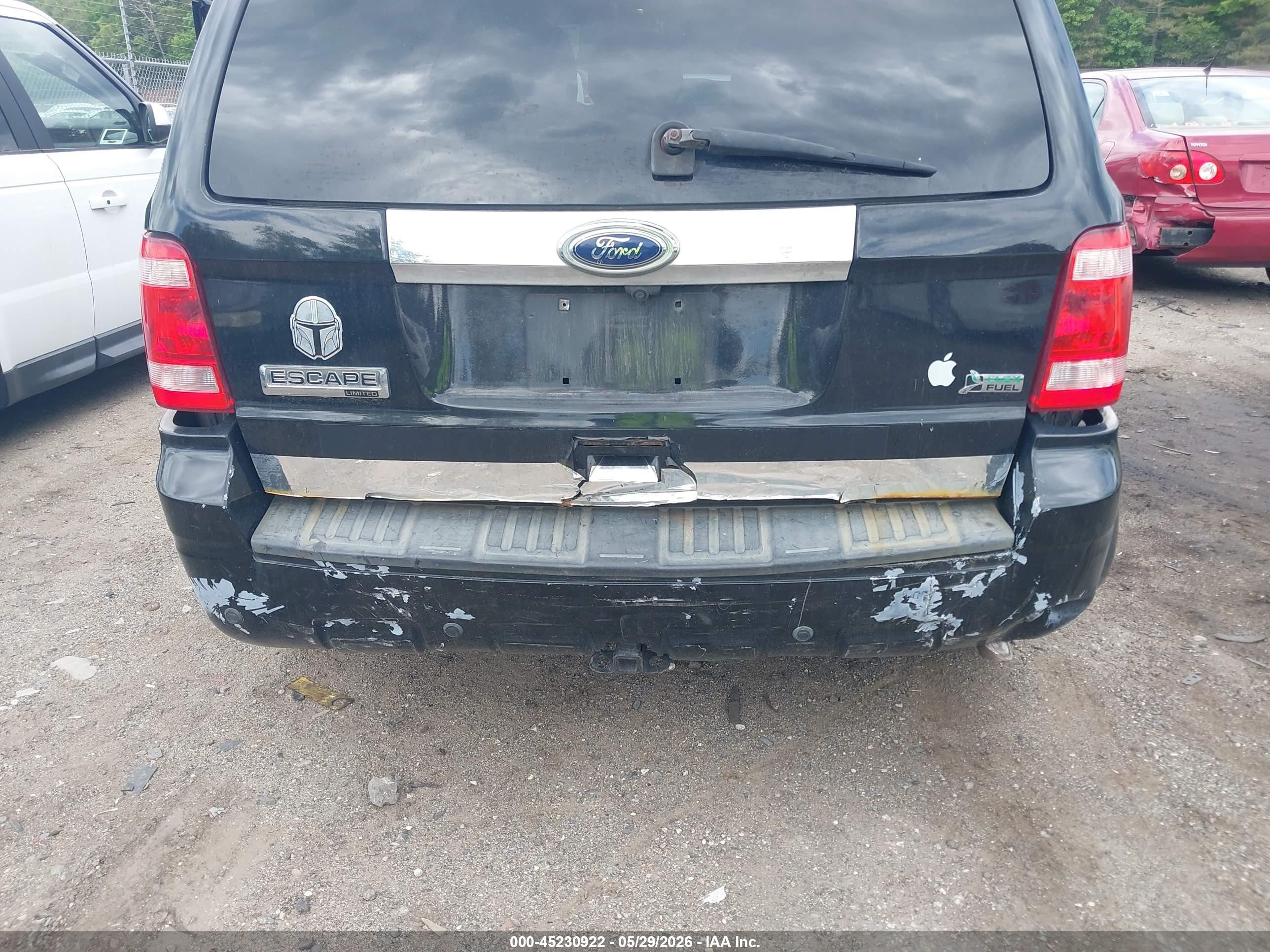 2012 Ford Escape Limited Black vin: 1FMCU9EG0CKC22151