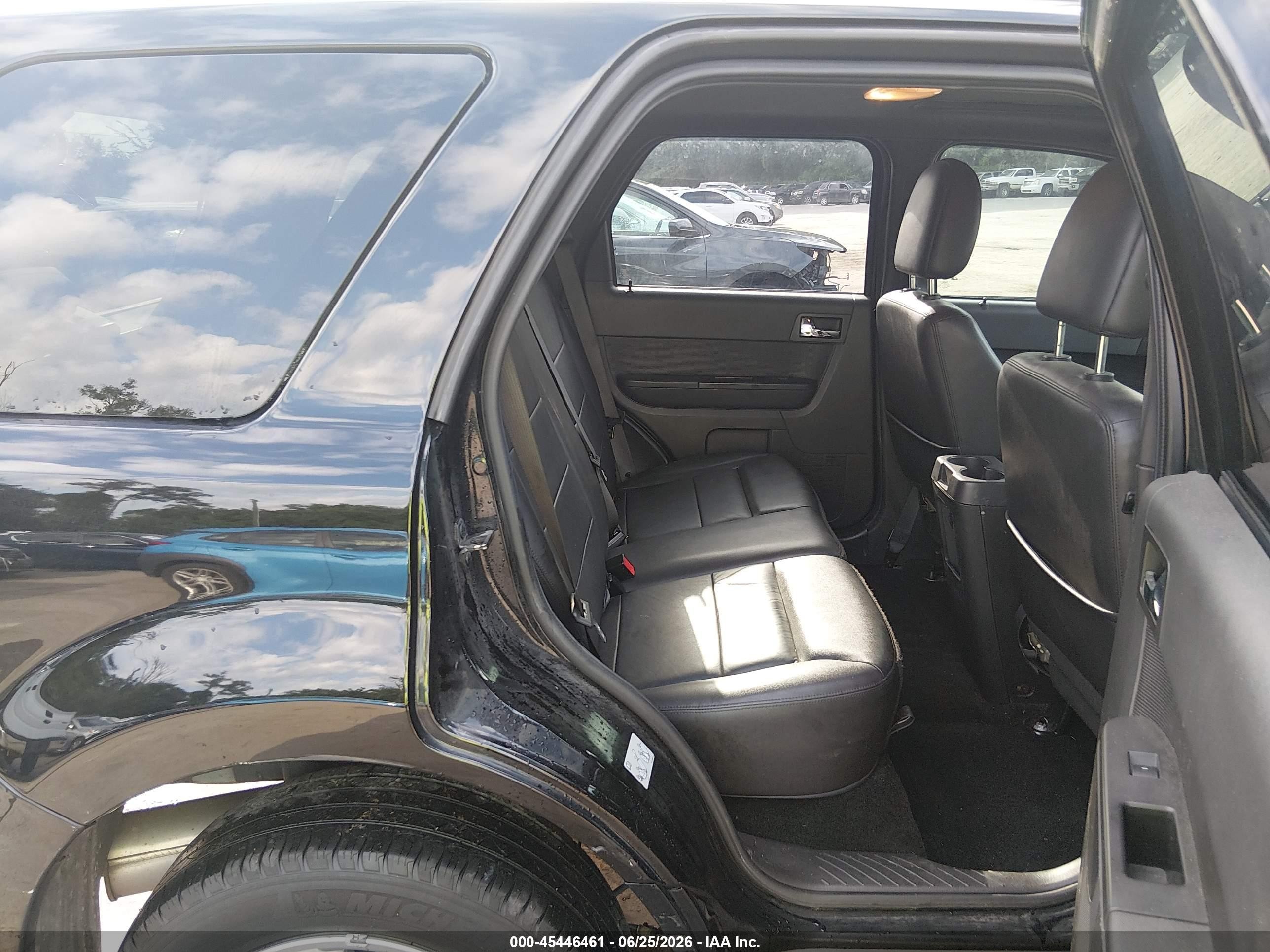 2012 Ford Escape Limited Black vin: 1FMCU9EG0CKC25650