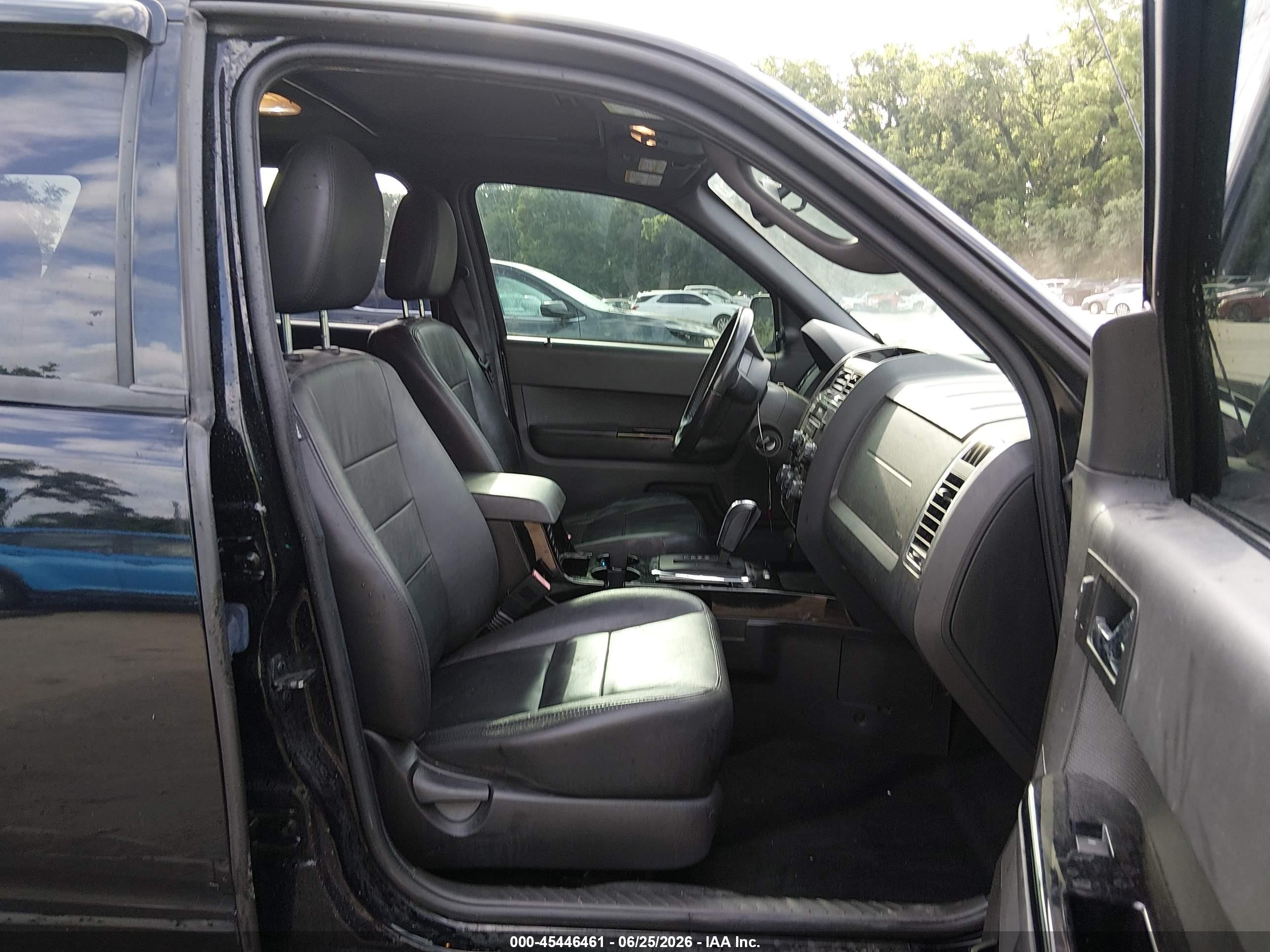 2012 Ford Escape Limited Black vin: 1FMCU9EG0CKC25650