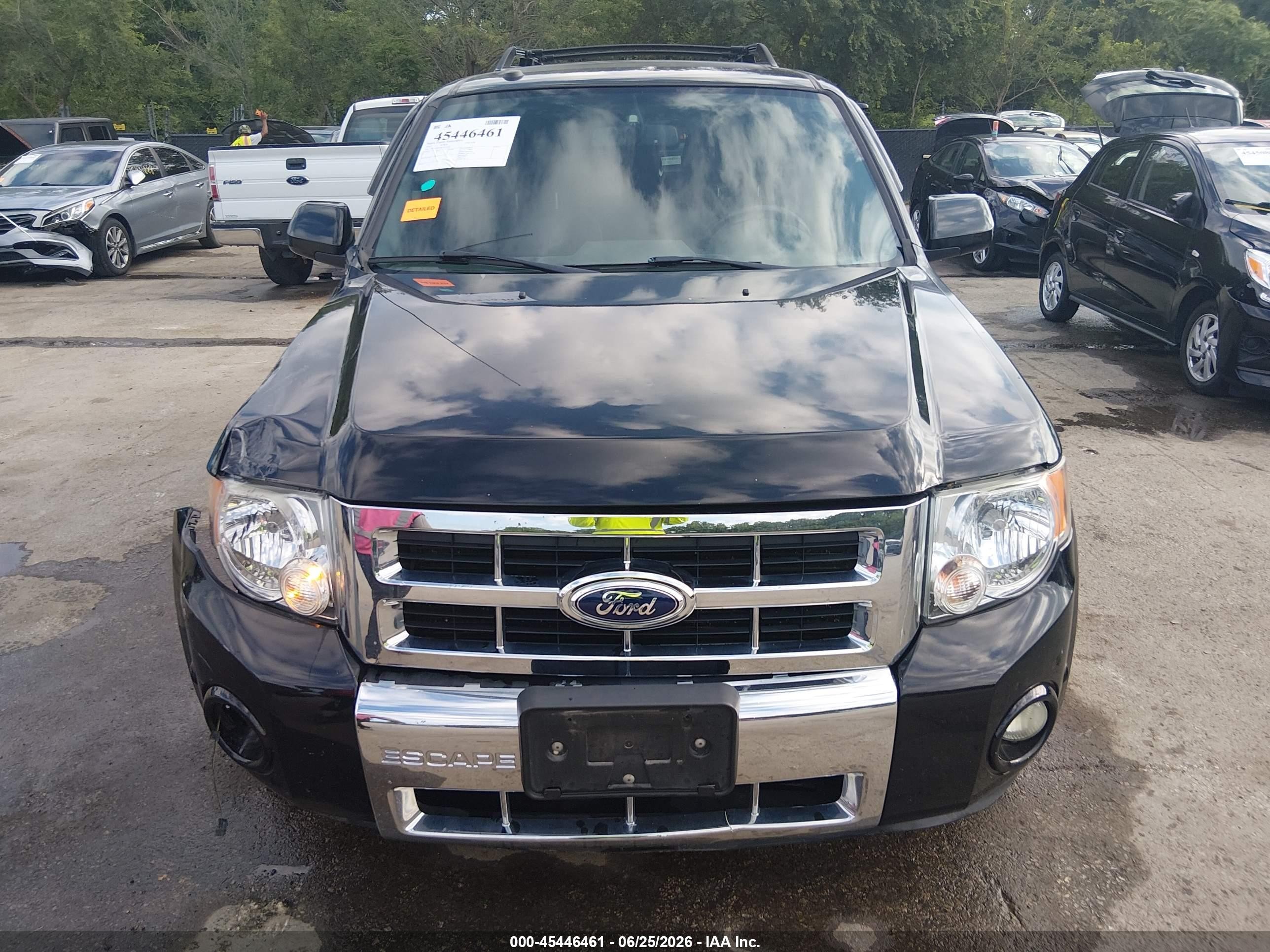 2012 Ford Escape Limited Black vin: 1FMCU9EG0CKC25650