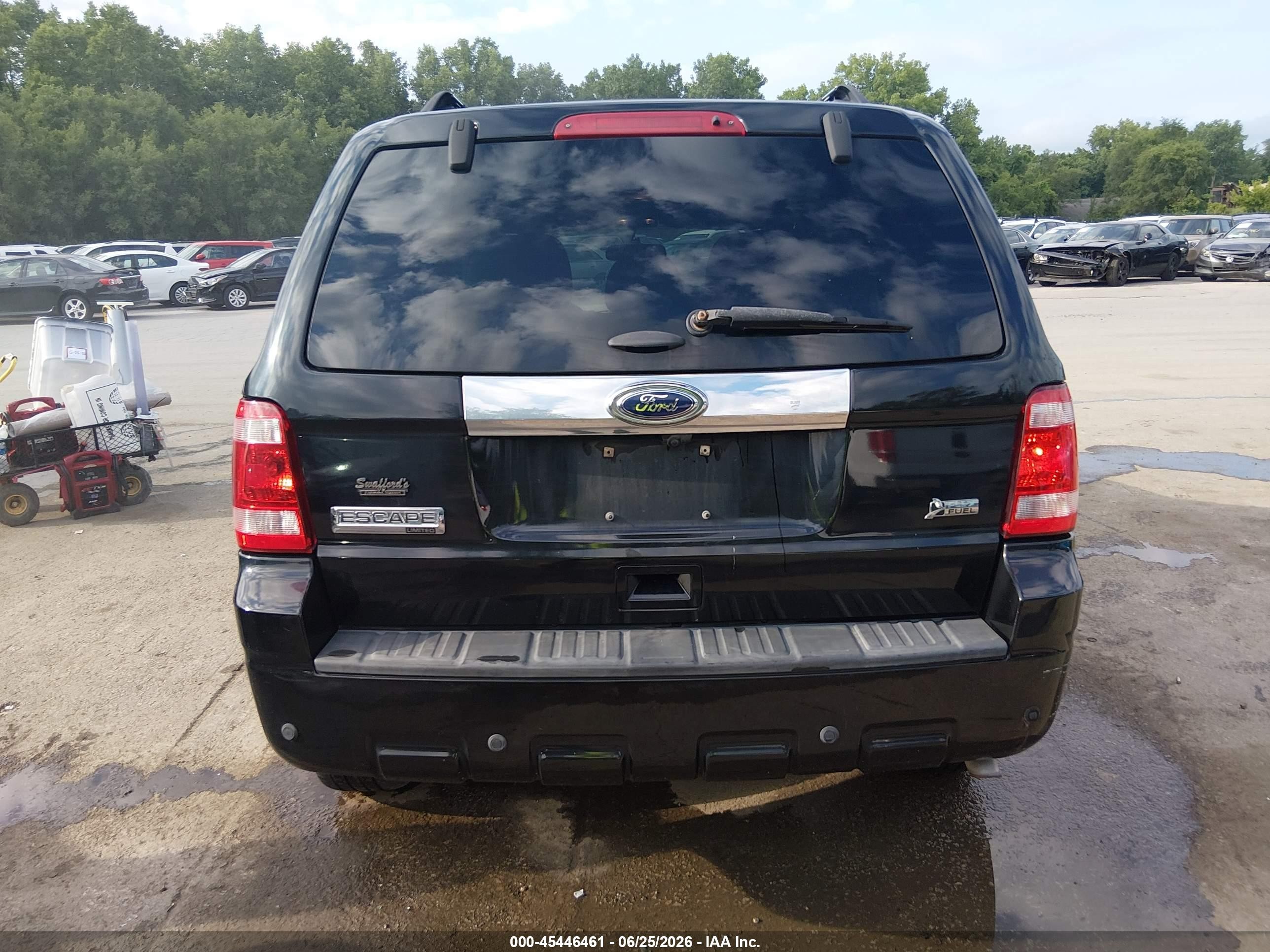 2012 Ford Escape Limited Black vin: 1FMCU9EG0CKC25650