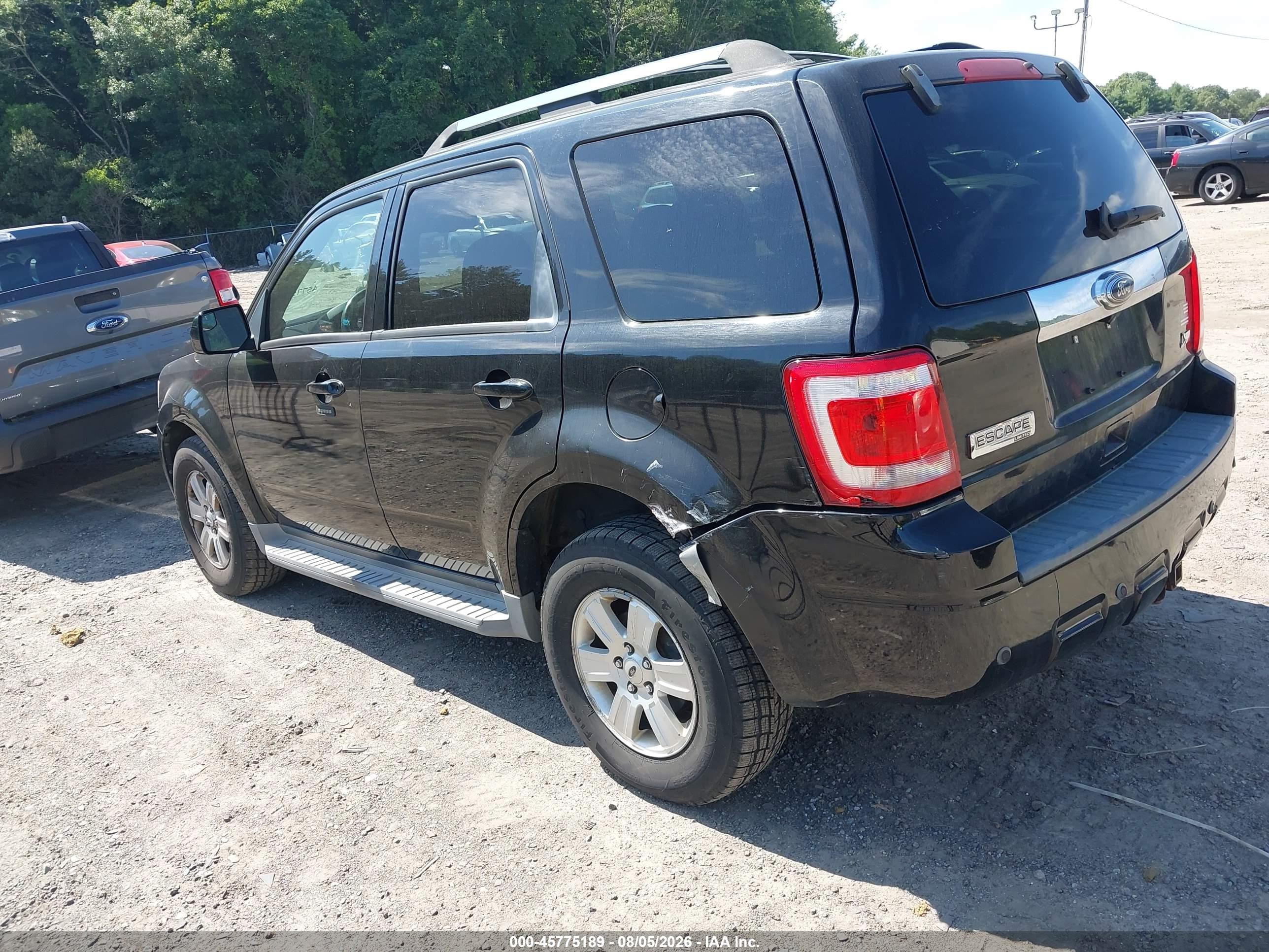 2010 Ford Escape Limited Black vin: 1FMCU9EG1AKA80549