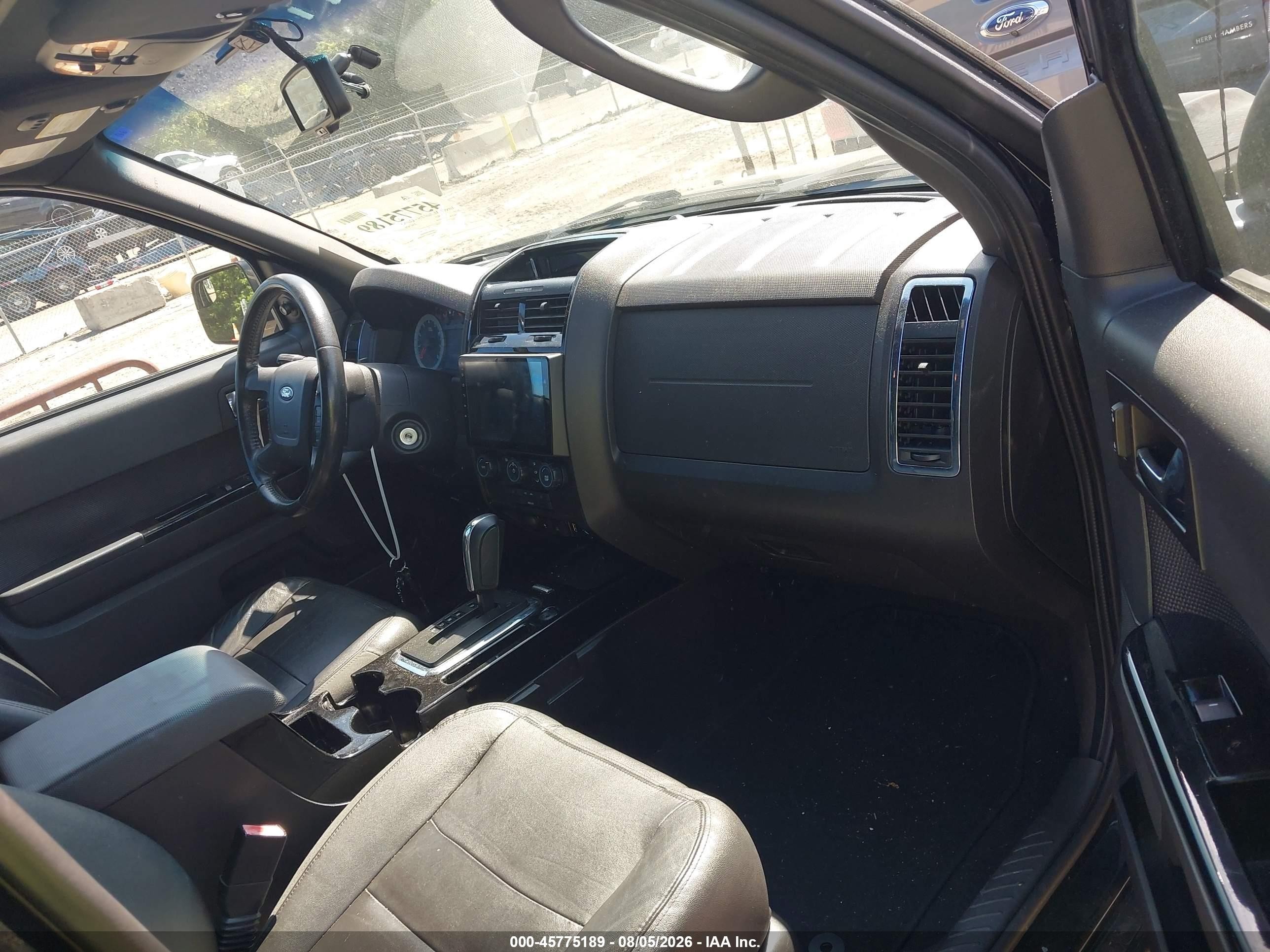 2010 Ford Escape Limited Black vin: 1FMCU9EG1AKA80549