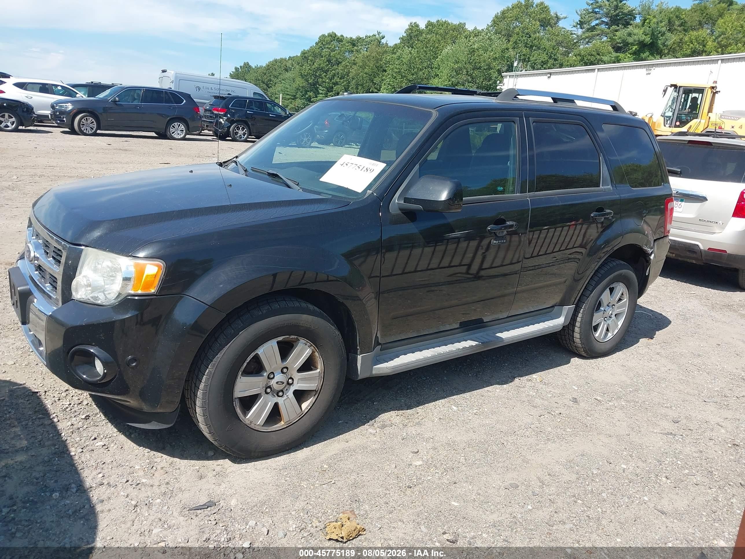2010 Ford Escape Limited Black vin: 1FMCU9EG1AKA80549