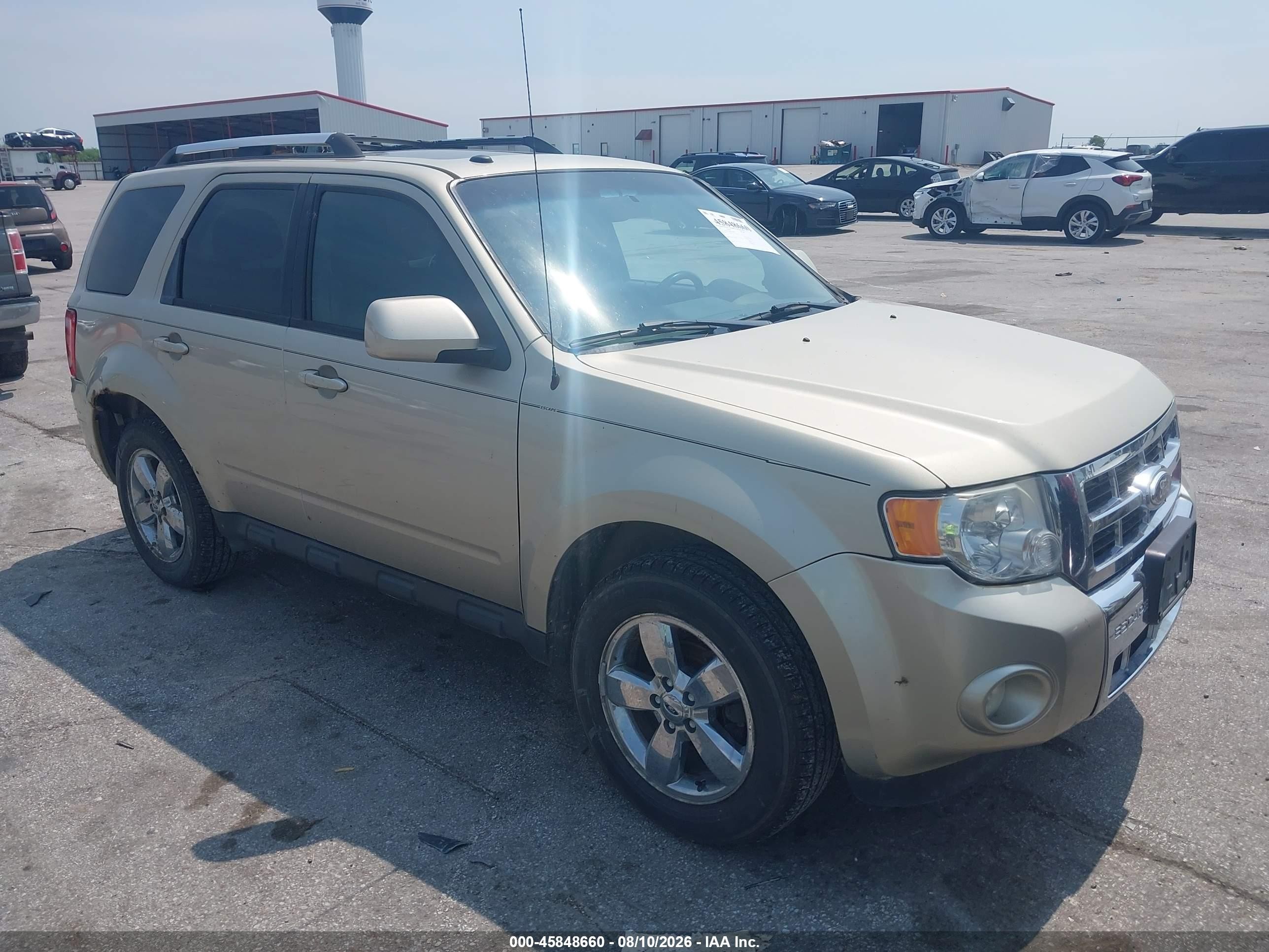 2011 Ford Escape Limited Beige vin: 1FMCU9EG1BKA44085