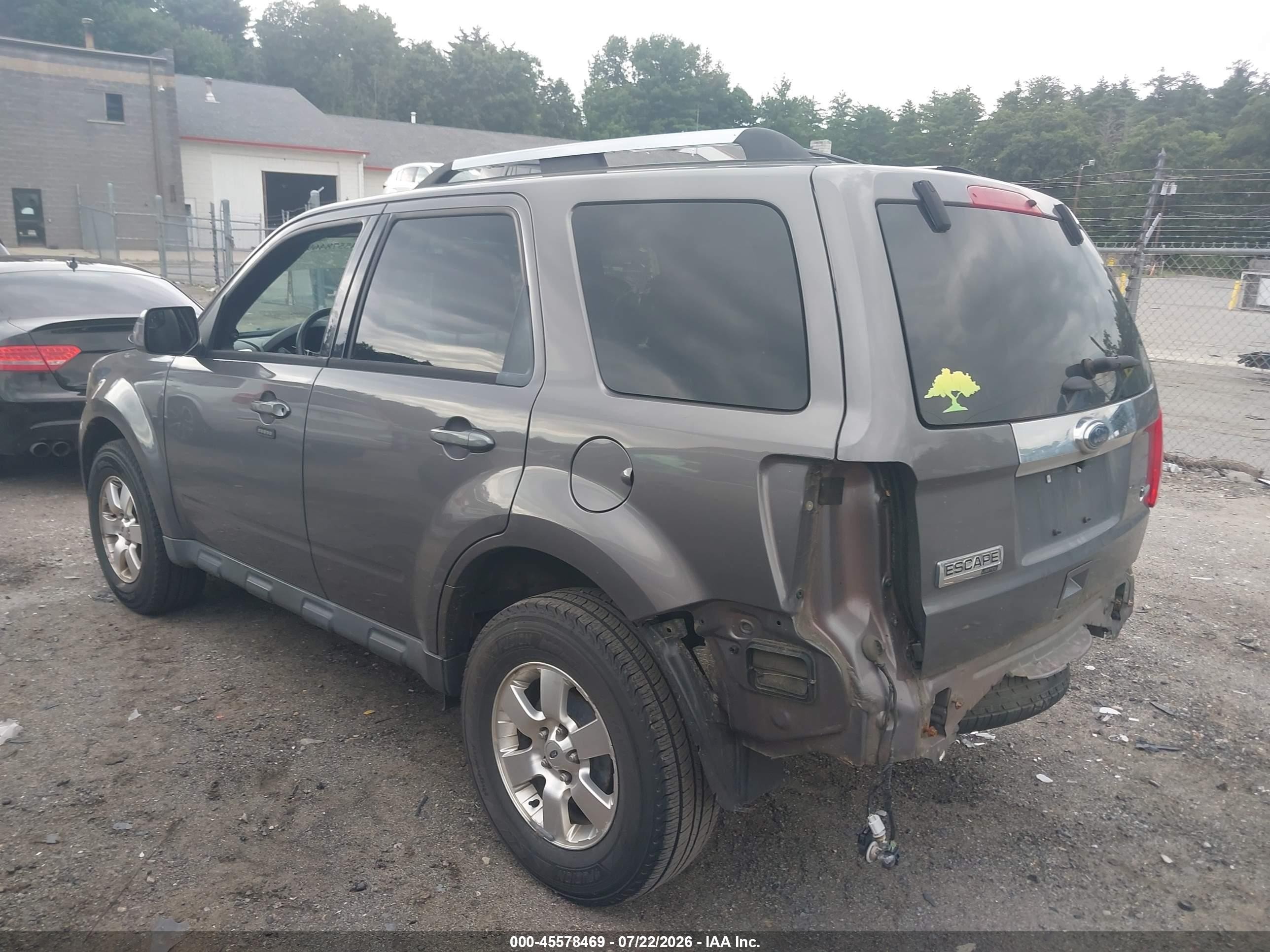 2011 Ford Escape Limited Серый vin: 1FMCU9EG1BKA77796