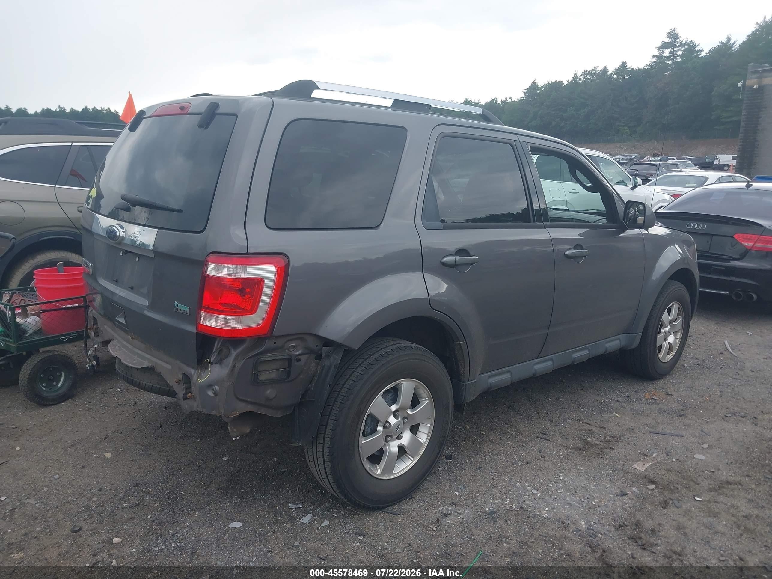 2011 Ford Escape Limited Серый vin: 1FMCU9EG1BKA77796