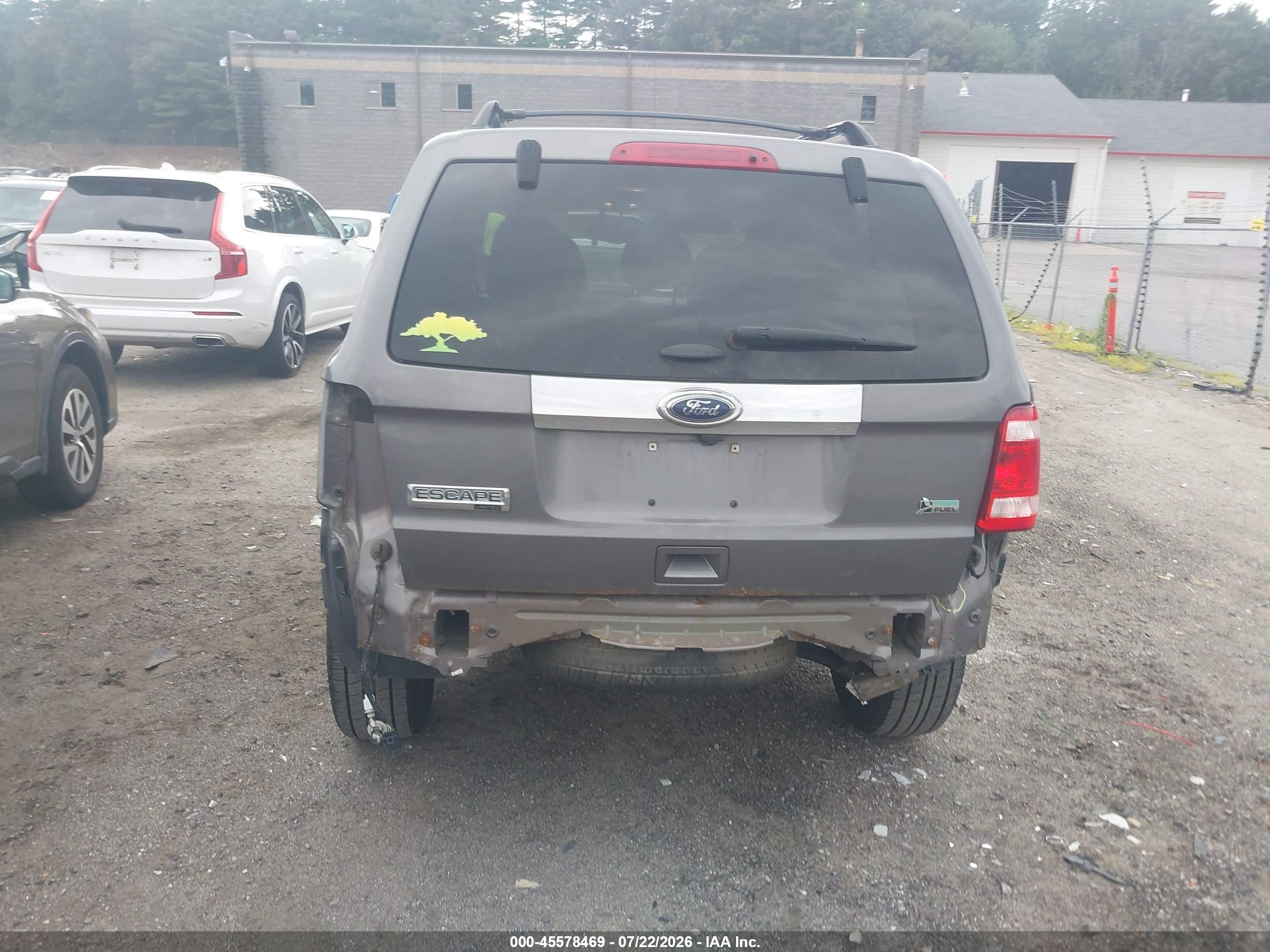 2011 Ford Escape Limited Серый vin: 1FMCU9EG1BKA77796