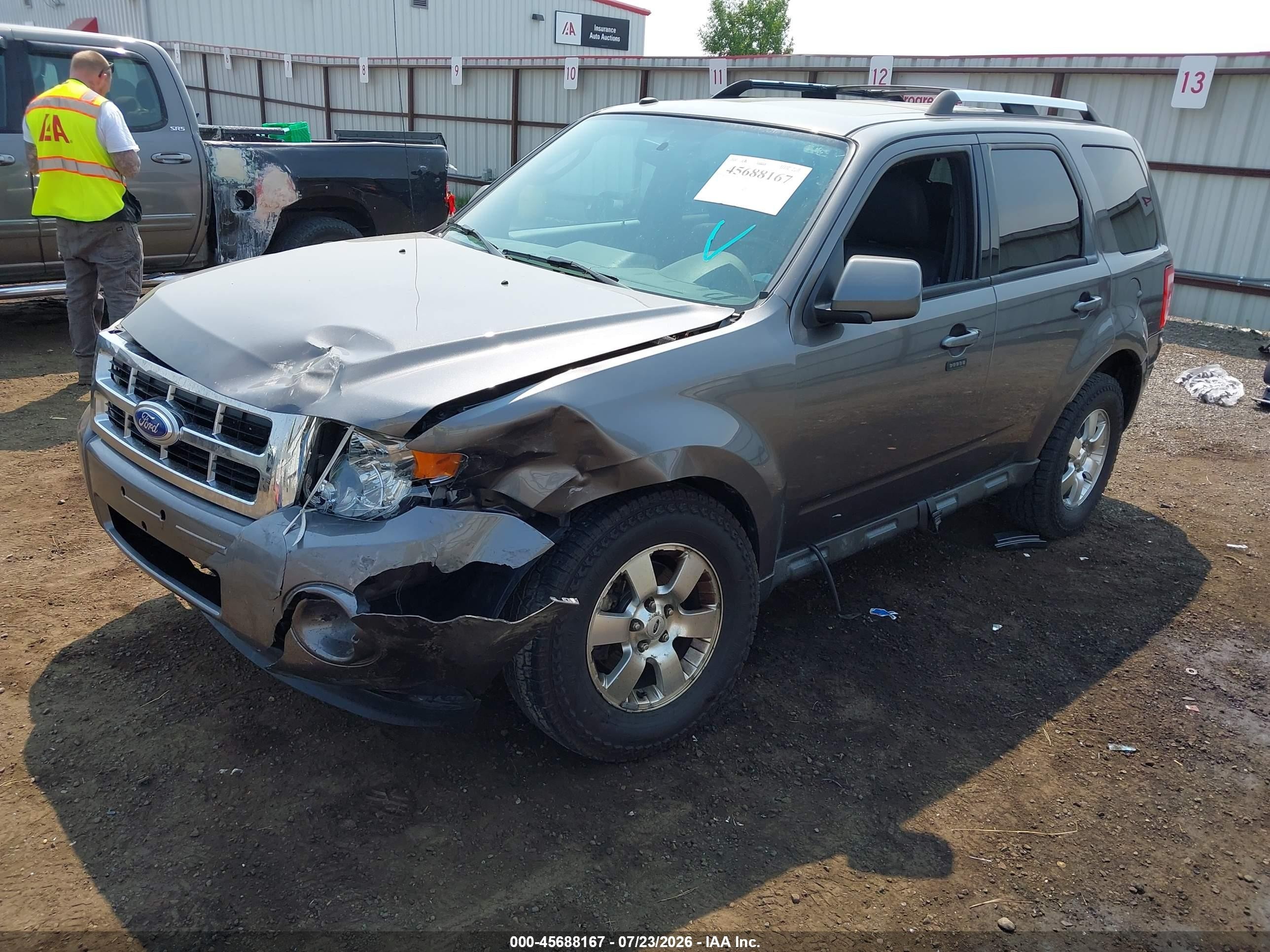 2011 Ford Escape Limited Blue vin: 1FMCU9EG1BKC11111