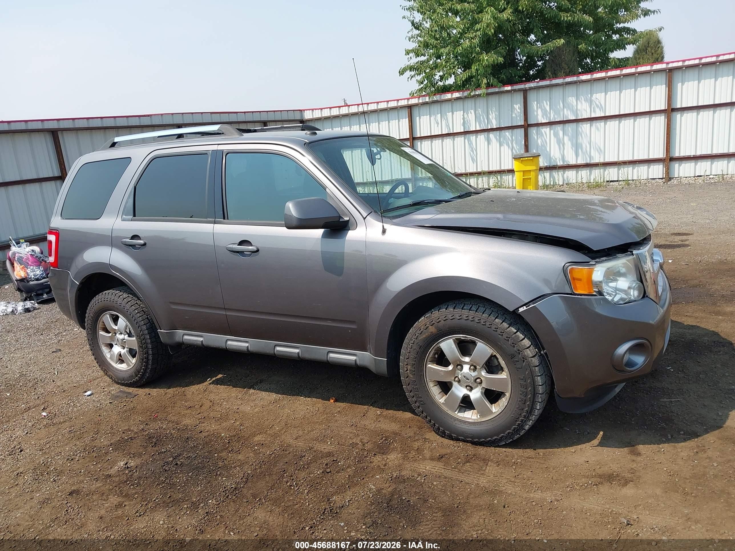 2011 Ford Escape Limited Blue vin: 1FMCU9EG1BKC11111