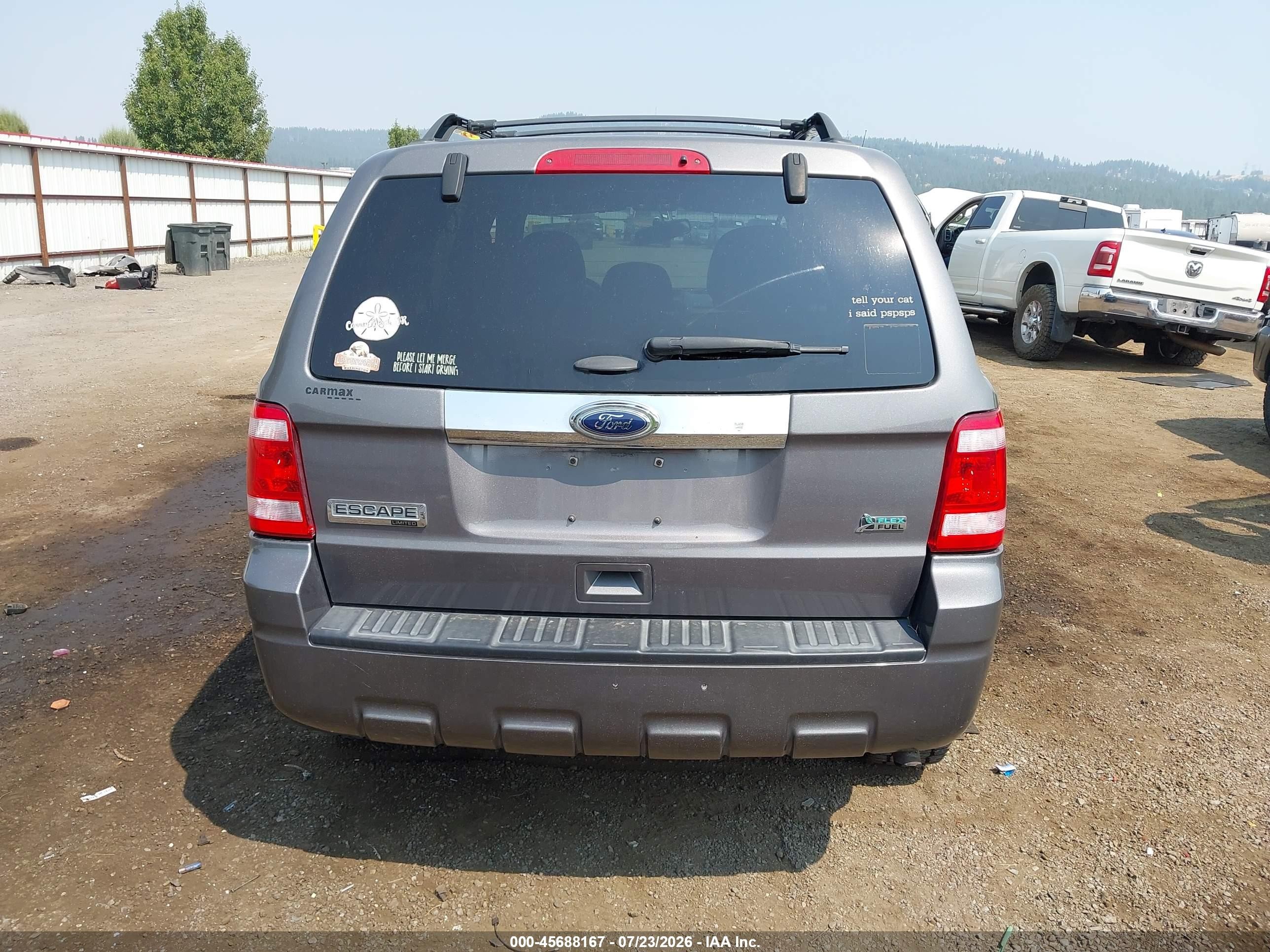 2011 Ford Escape Limited Blue vin: 1FMCU9EG1BKC11111