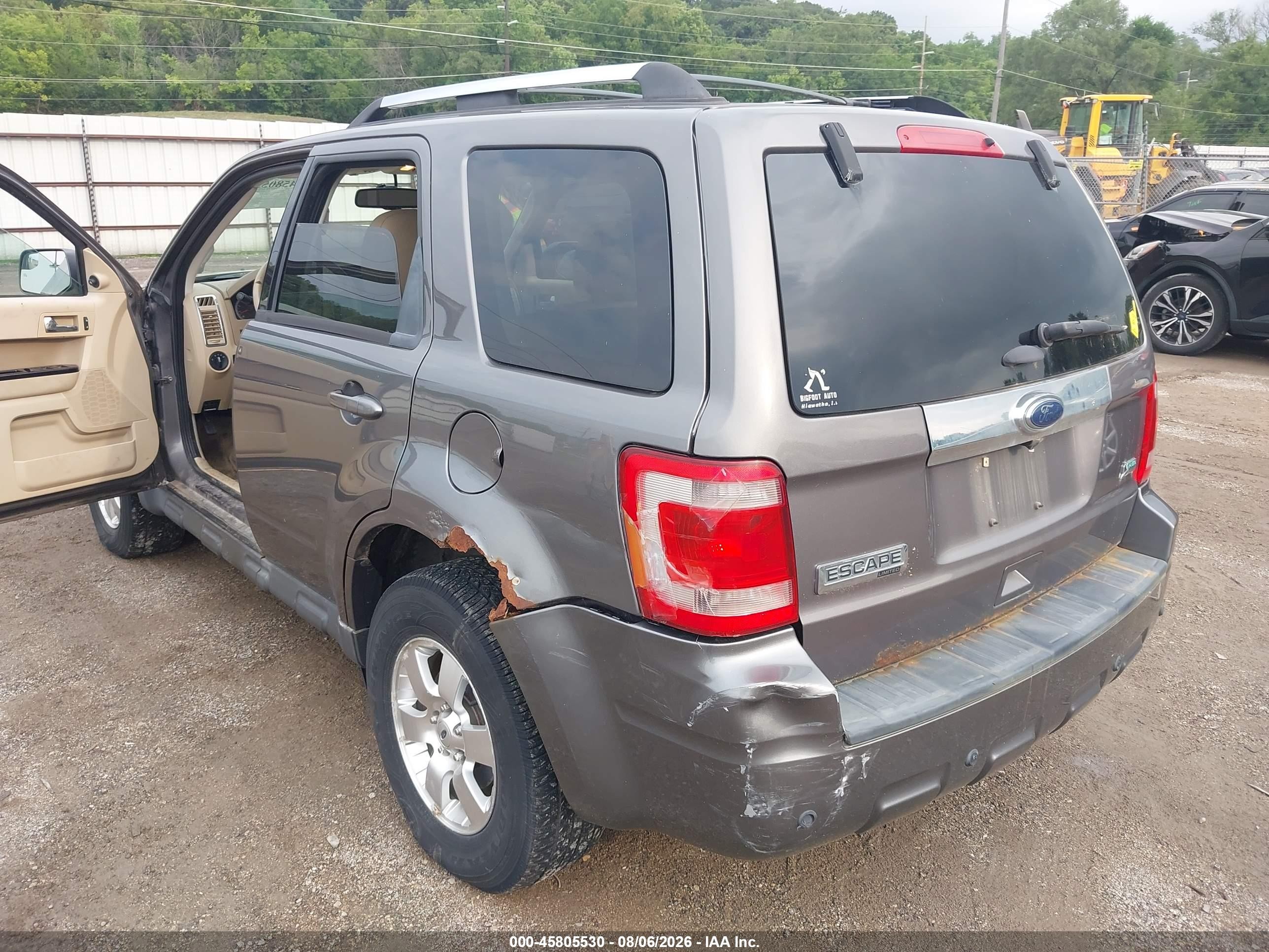 2012 Ford Escape Limited Gray vin: 1FMCU9EG1CKA58389