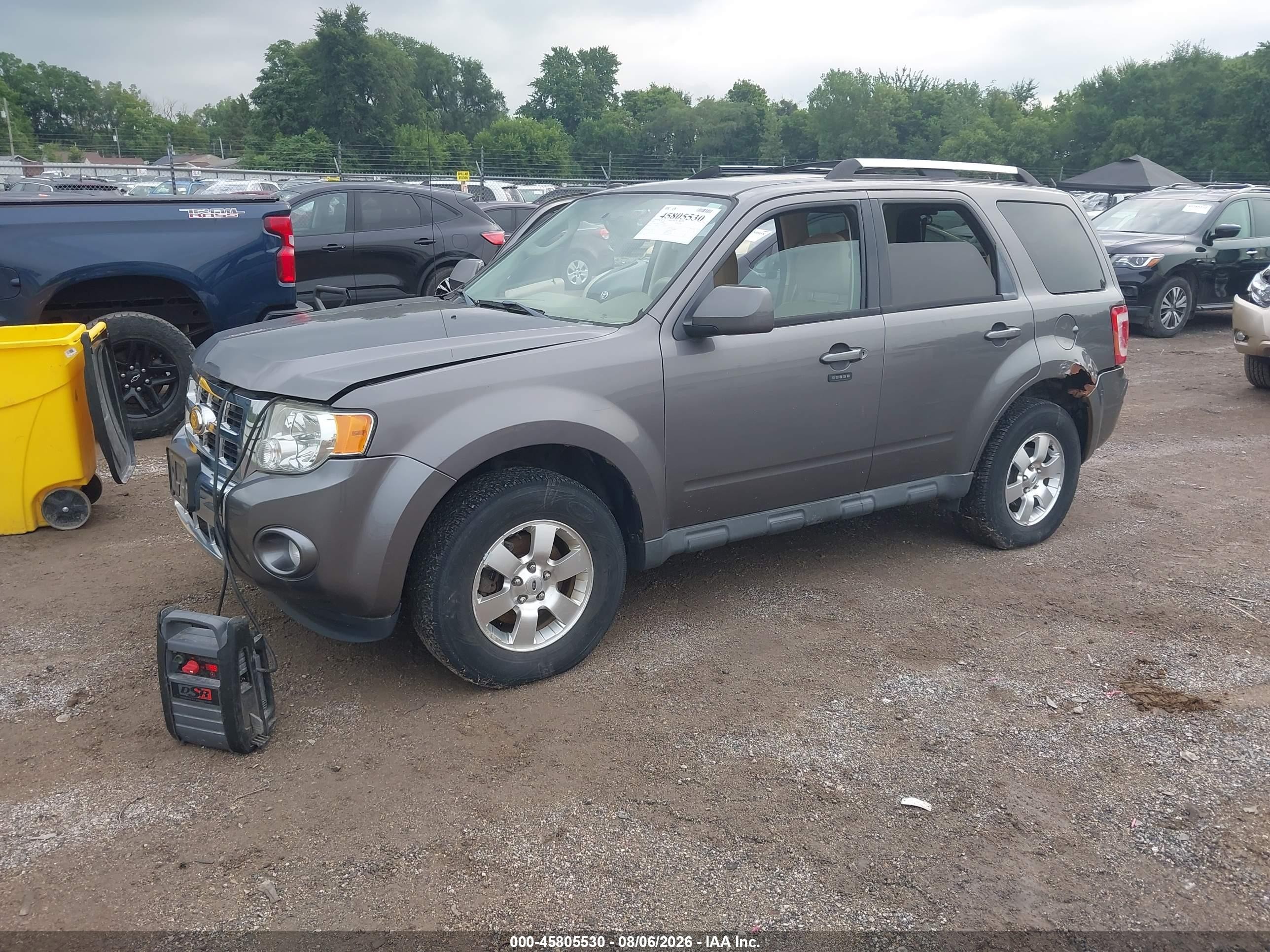 2012 Ford Escape Limited Gray vin: 1FMCU9EG1CKA58389