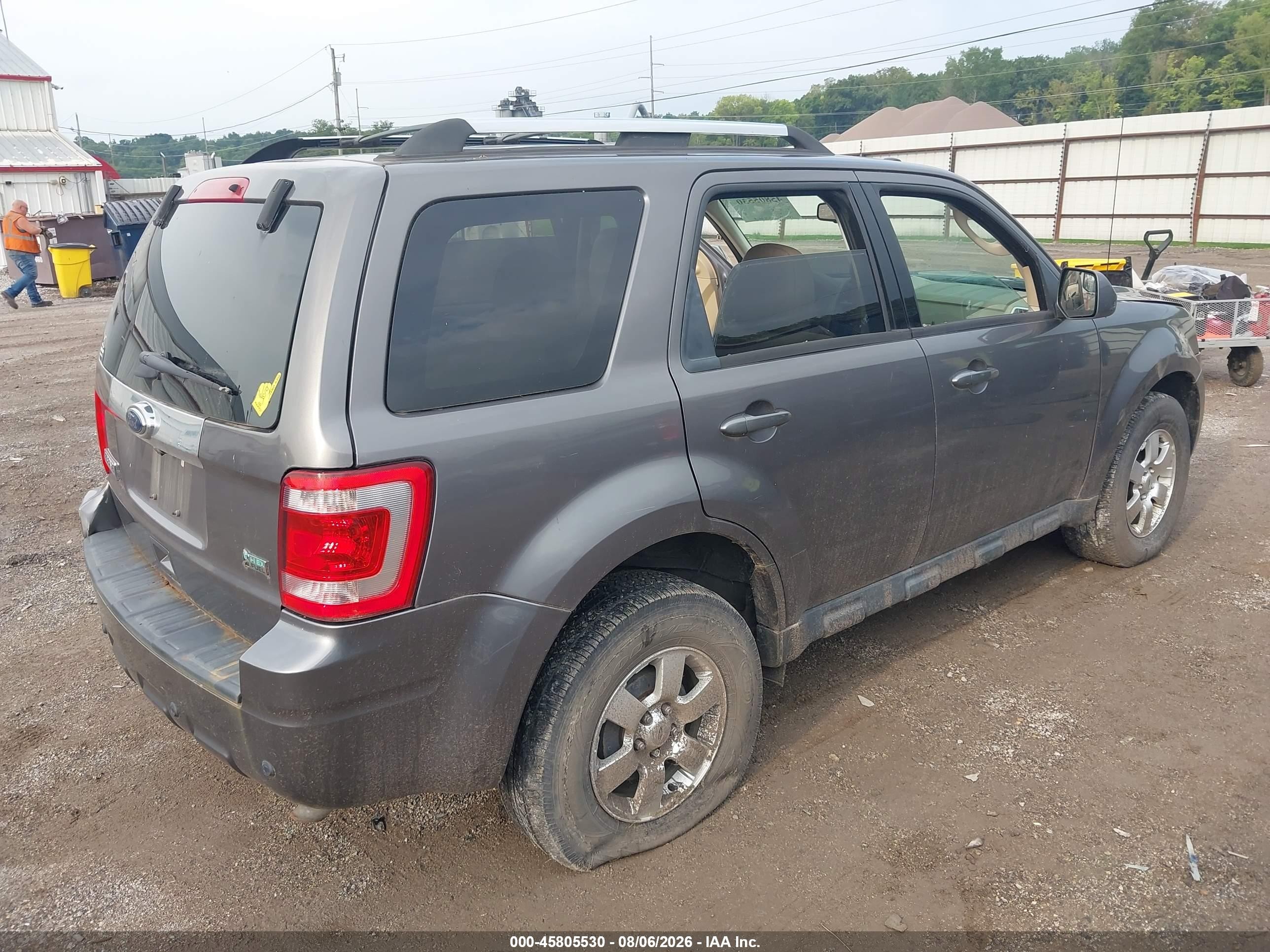 2012 Ford Escape Limited Gray vin: 1FMCU9EG1CKA58389