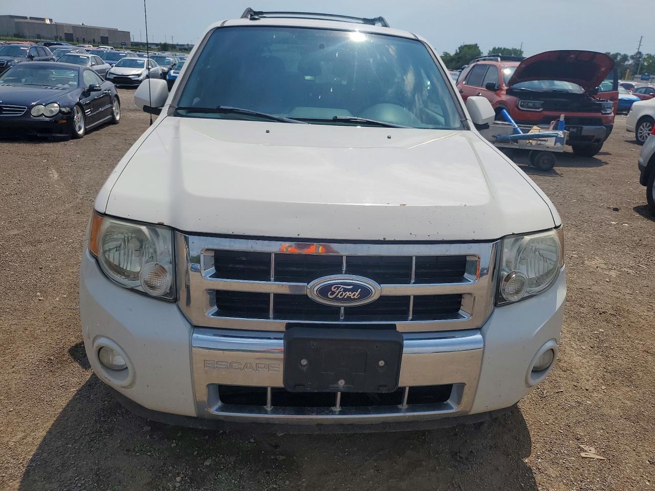2012 Ford Escape Limited White vin: 1FMCU9EG1CKA72597