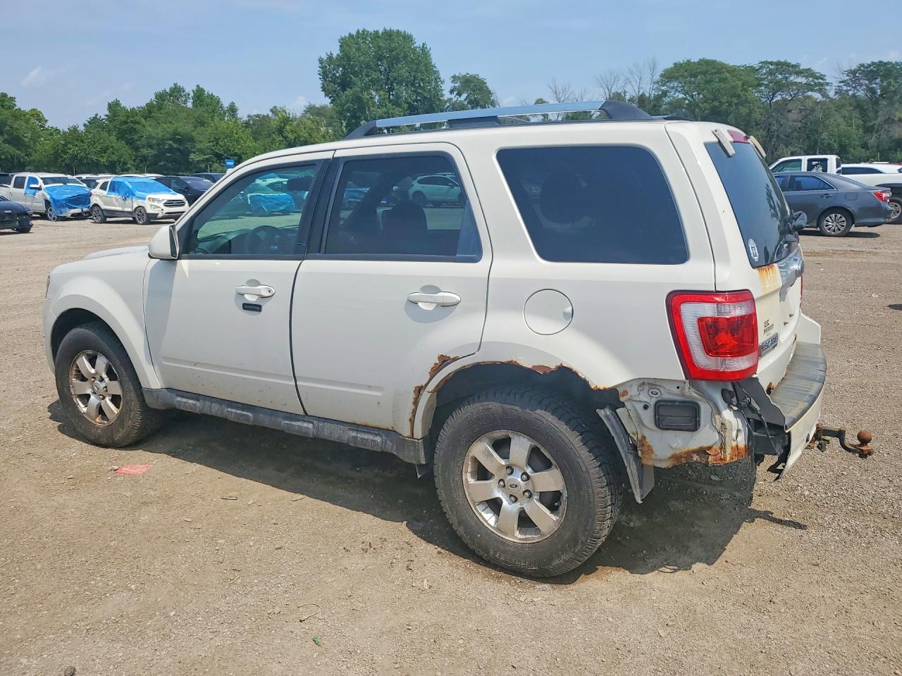 2012 Ford Escape Limited White vin: 1FMCU9EG1CKA72597