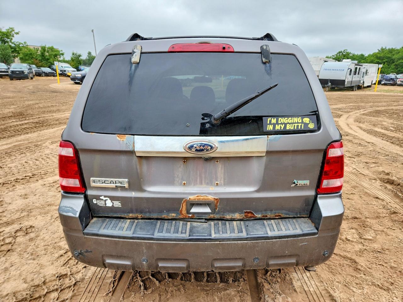 2012 Ford Escape Limited Gray vin: 1FMCU9EG1CKB30191
