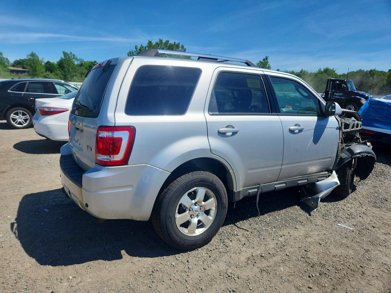 2012 Ford Escape Limited Silver vin: 1FMCU9EG1CKB47105