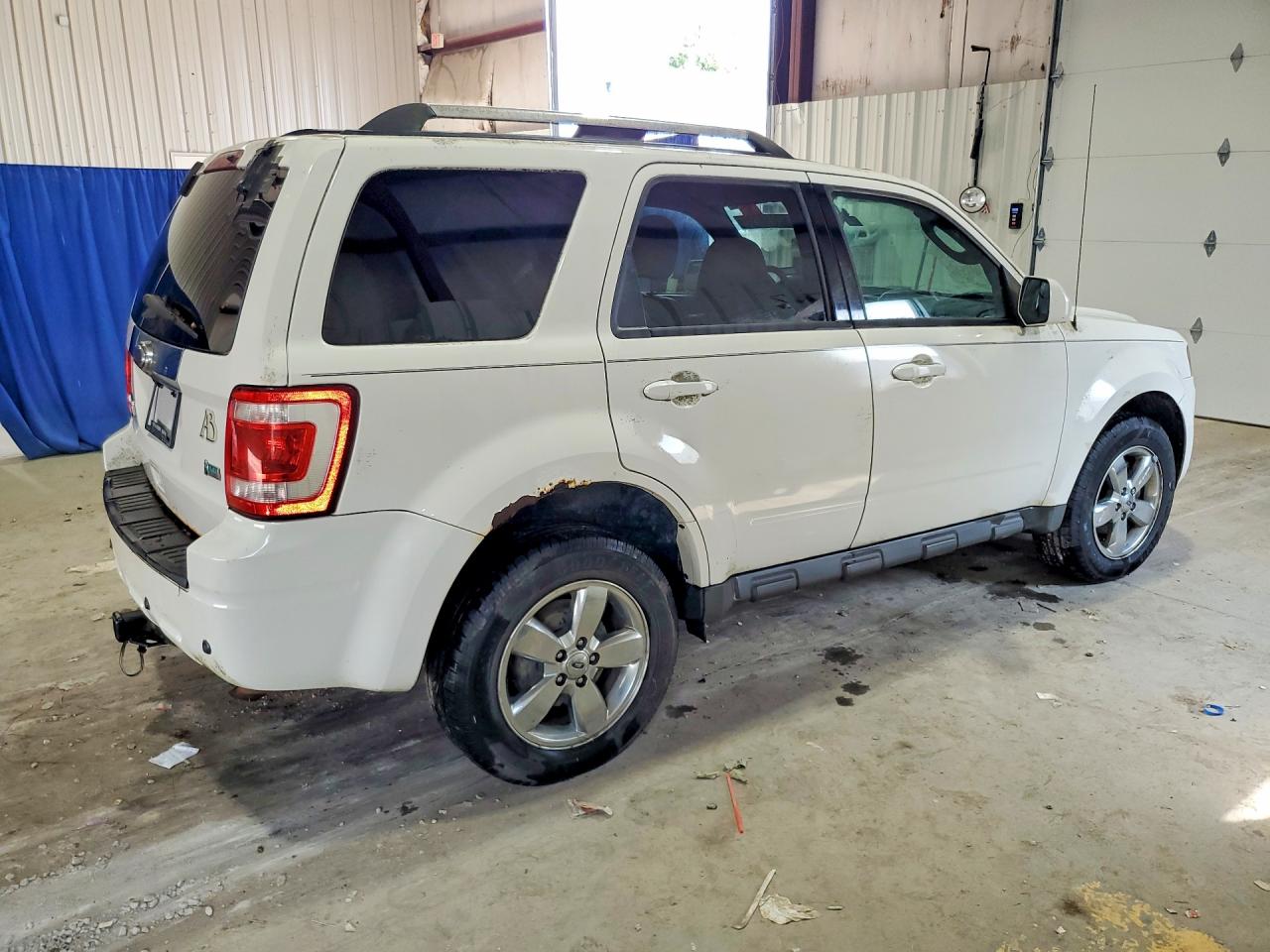 2012 Ford Escape Limited White vin: 1FMCU9EG1CKB52501