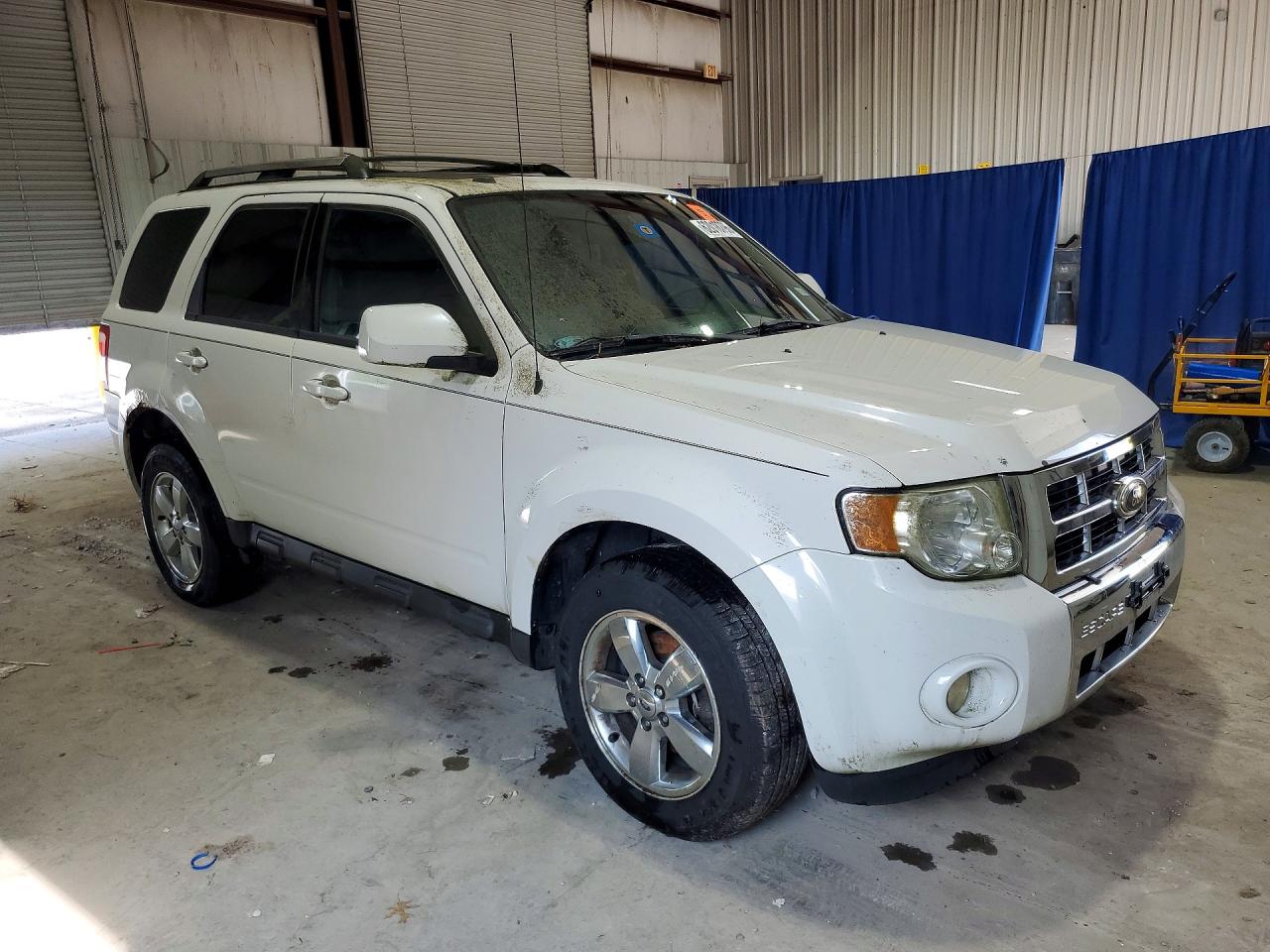 2012 Ford Escape Limited White vin: 1FMCU9EG1CKB52501