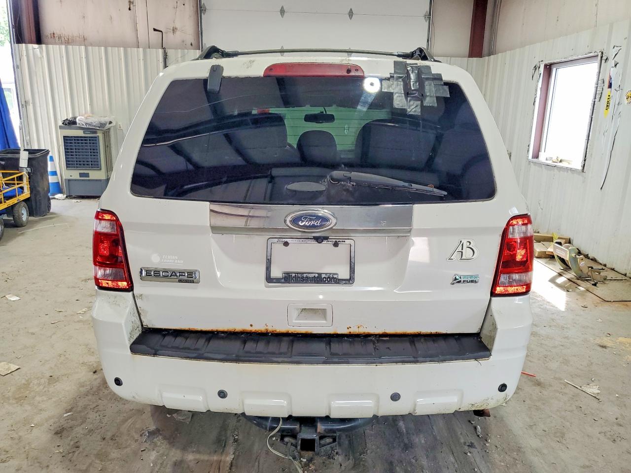 2012 Ford Escape Limited White vin: 1FMCU9EG1CKB52501