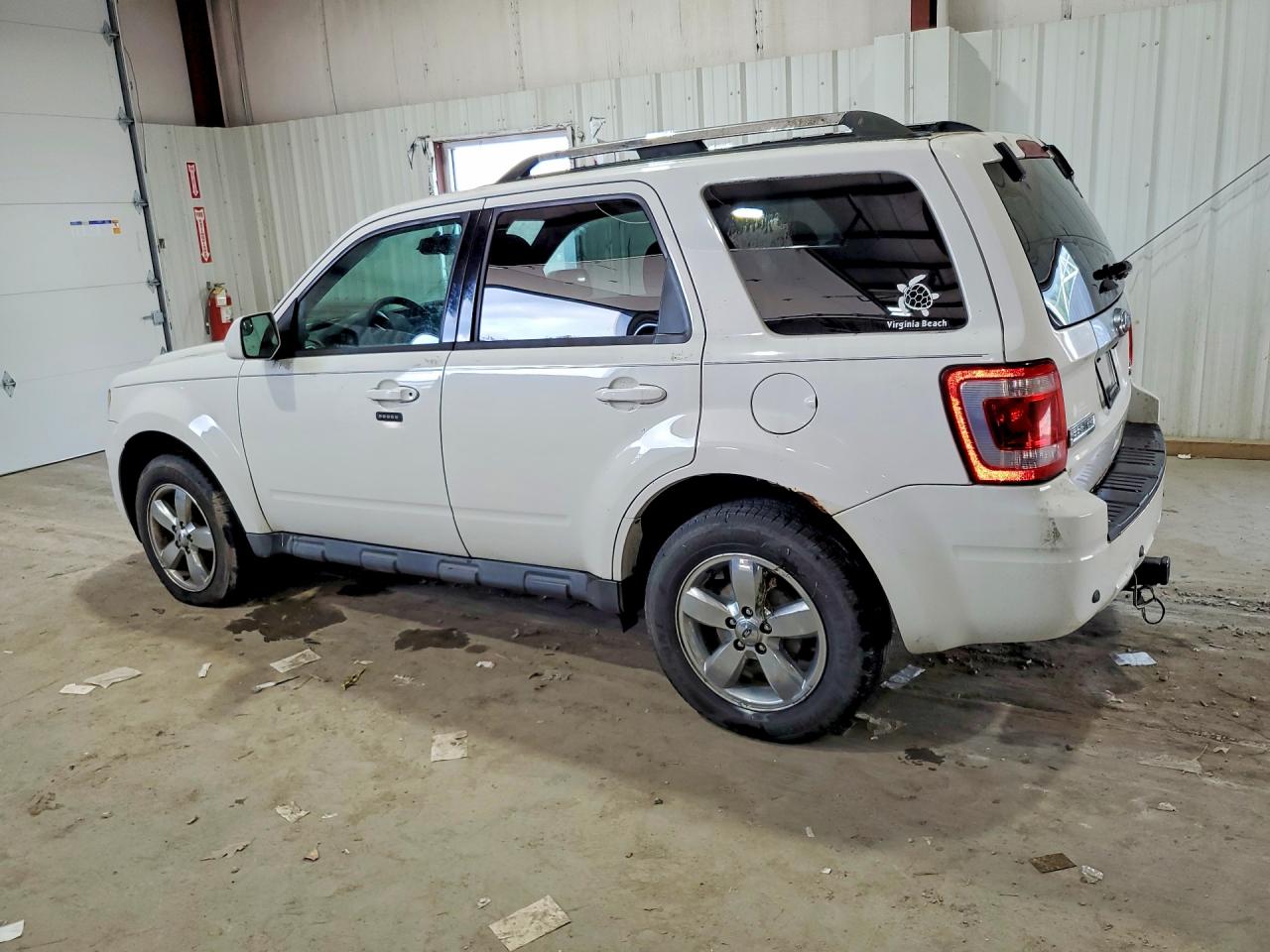 2012 Ford Escape Limited White vin: 1FMCU9EG1CKB52501