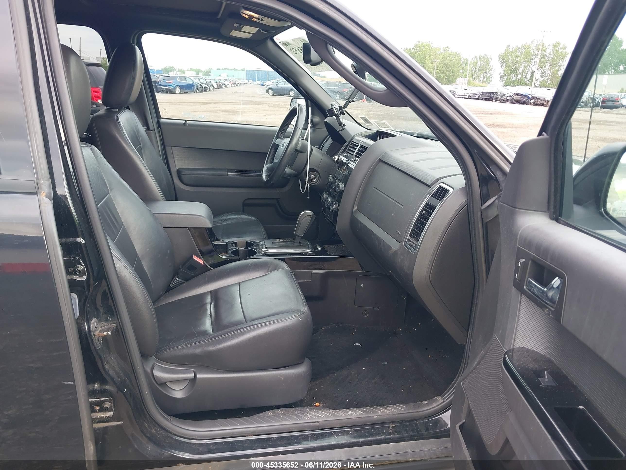 2012 Ford Escape Limited Black vin: 1FMCU9EG1CKB76300