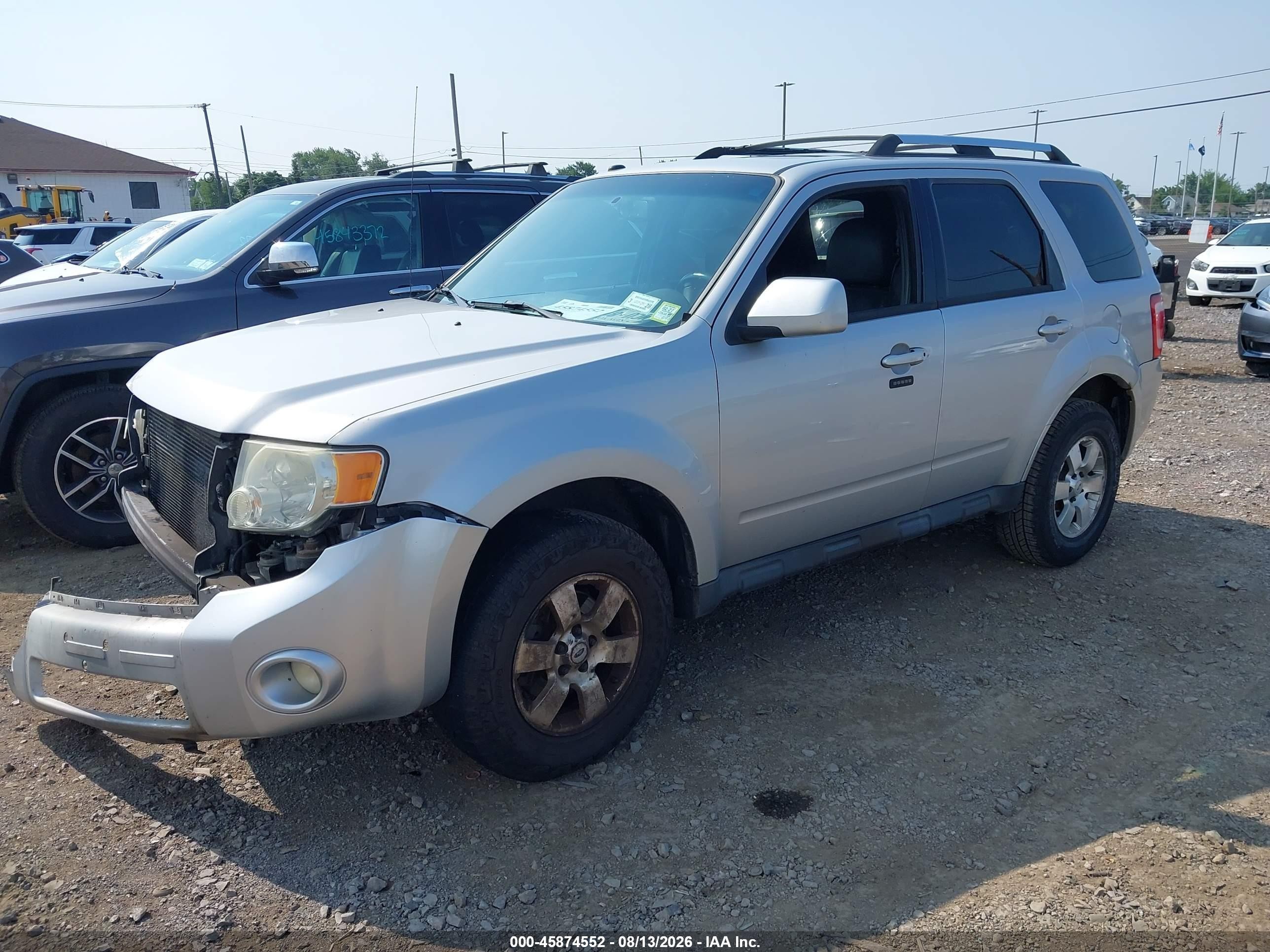 2012 Ford Escape Limited Серебряный vin: 1FMCU9EG1CKB89211