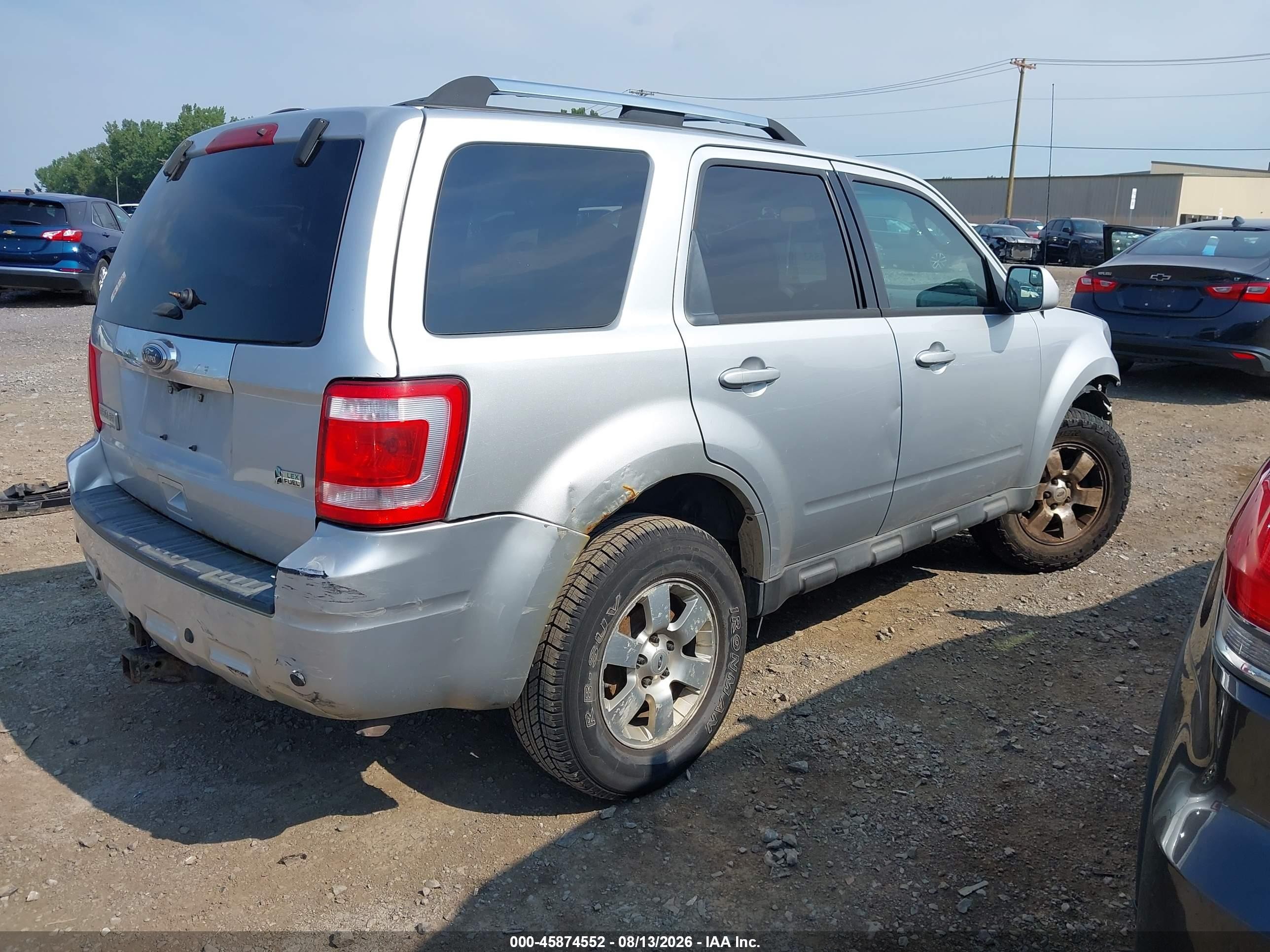 2012 Ford Escape Limited Серебряный vin: 1FMCU9EG1CKB89211