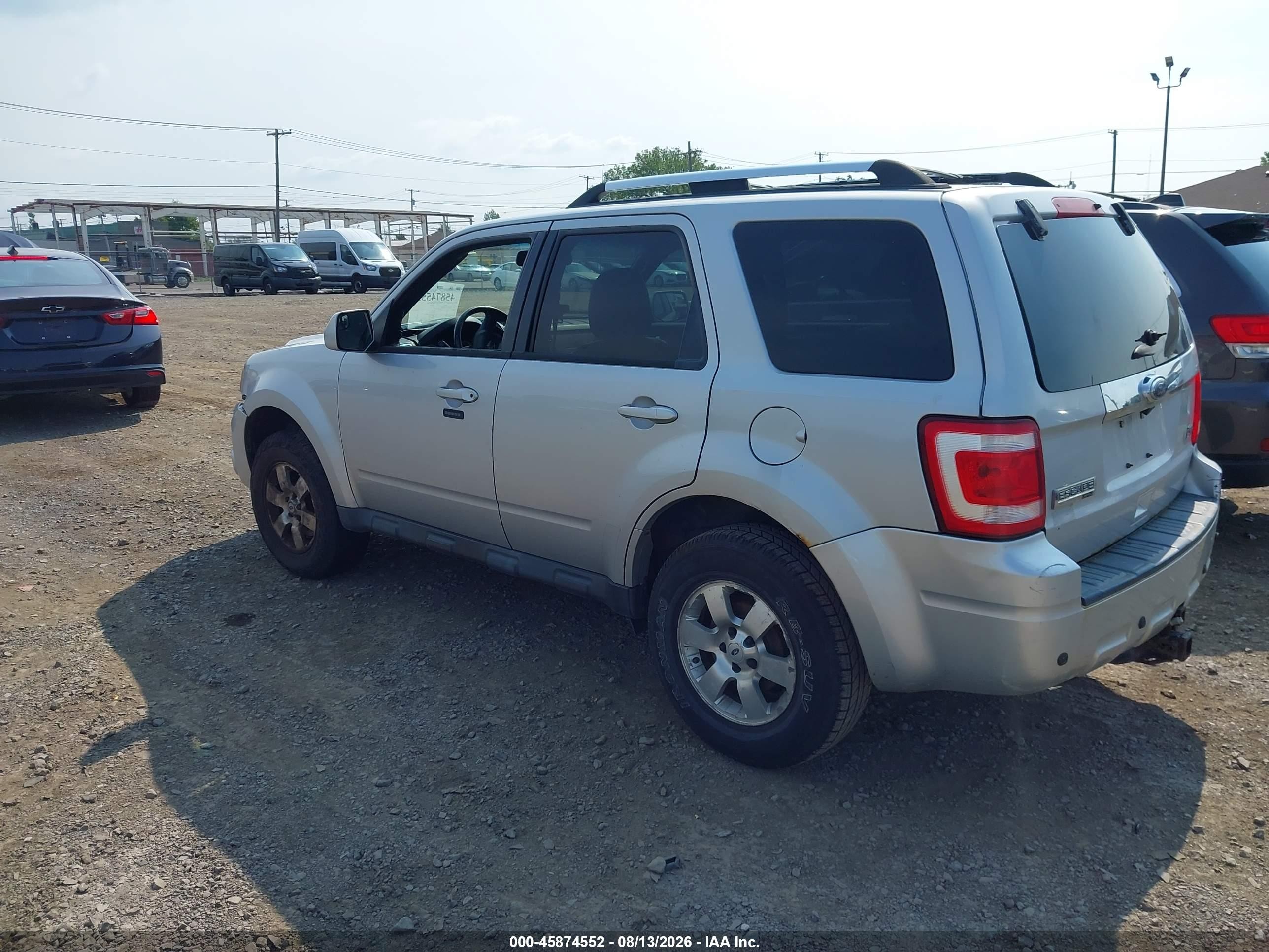 2012 Ford Escape Limited Серебряный vin: 1FMCU9EG1CKB89211