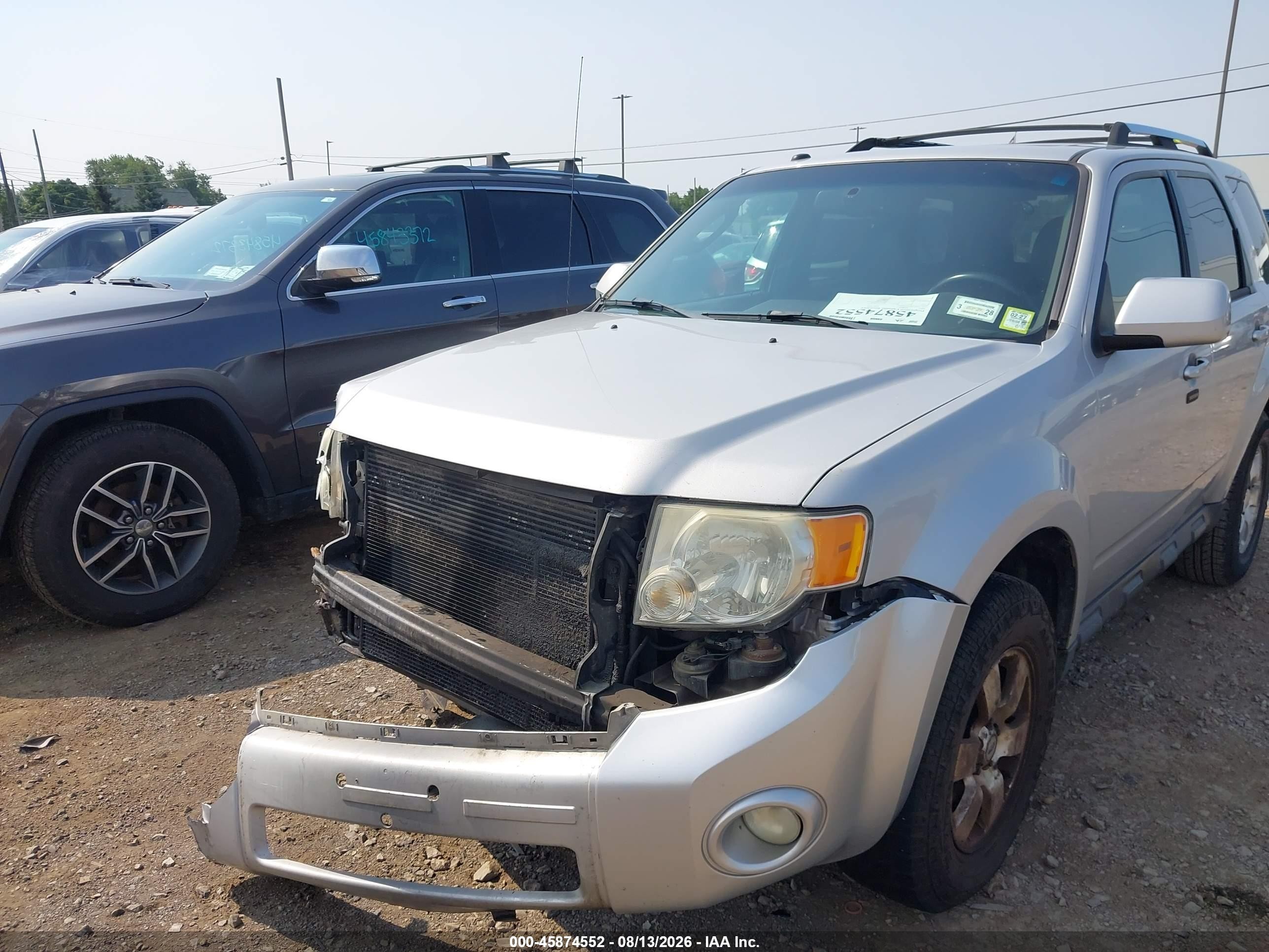 2012 Ford Escape Limited Серебряный vin: 1FMCU9EG1CKB89211