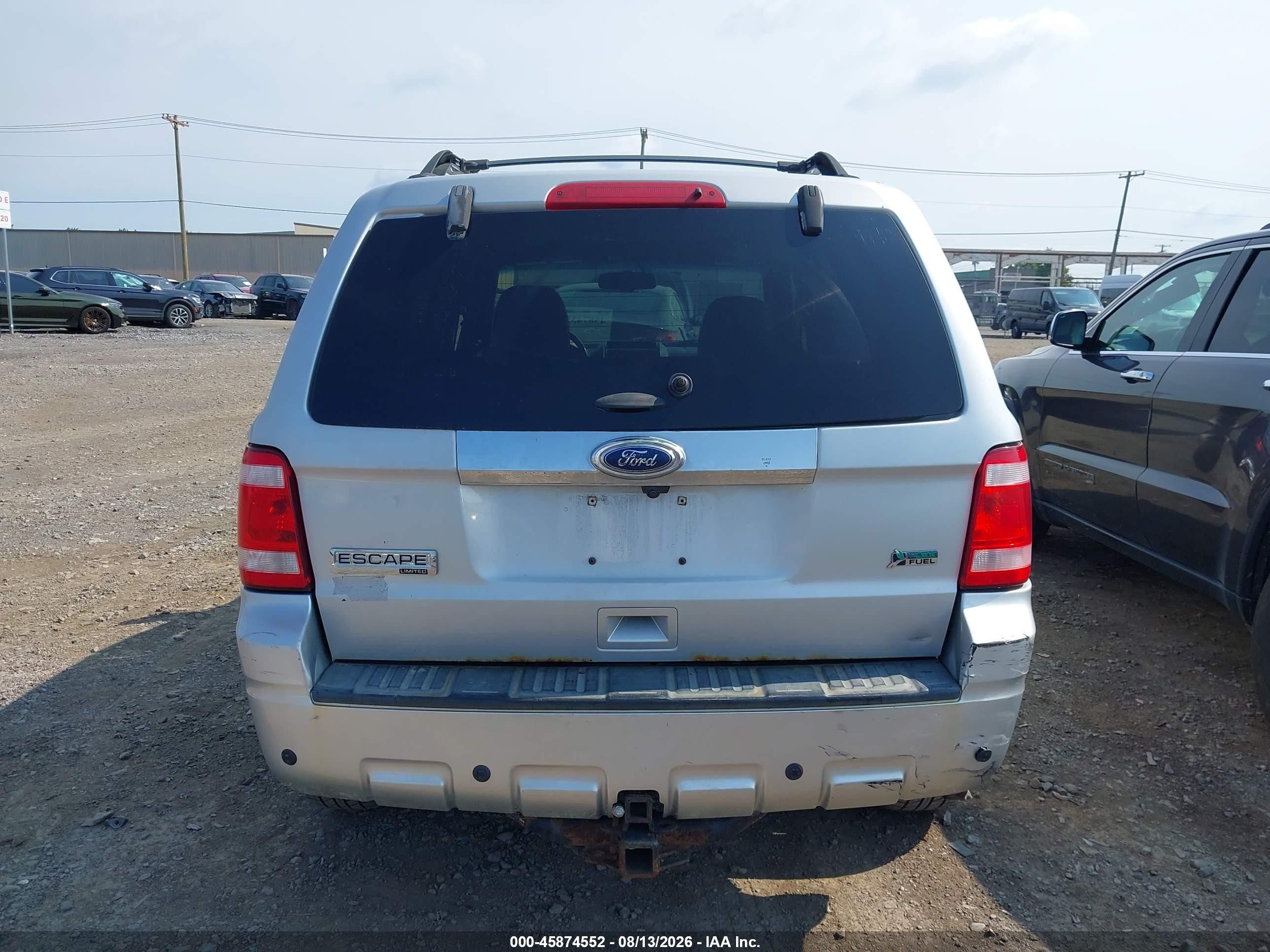 2012 Ford Escape Limited Серебряный vin: 1FMCU9EG1CKB89211