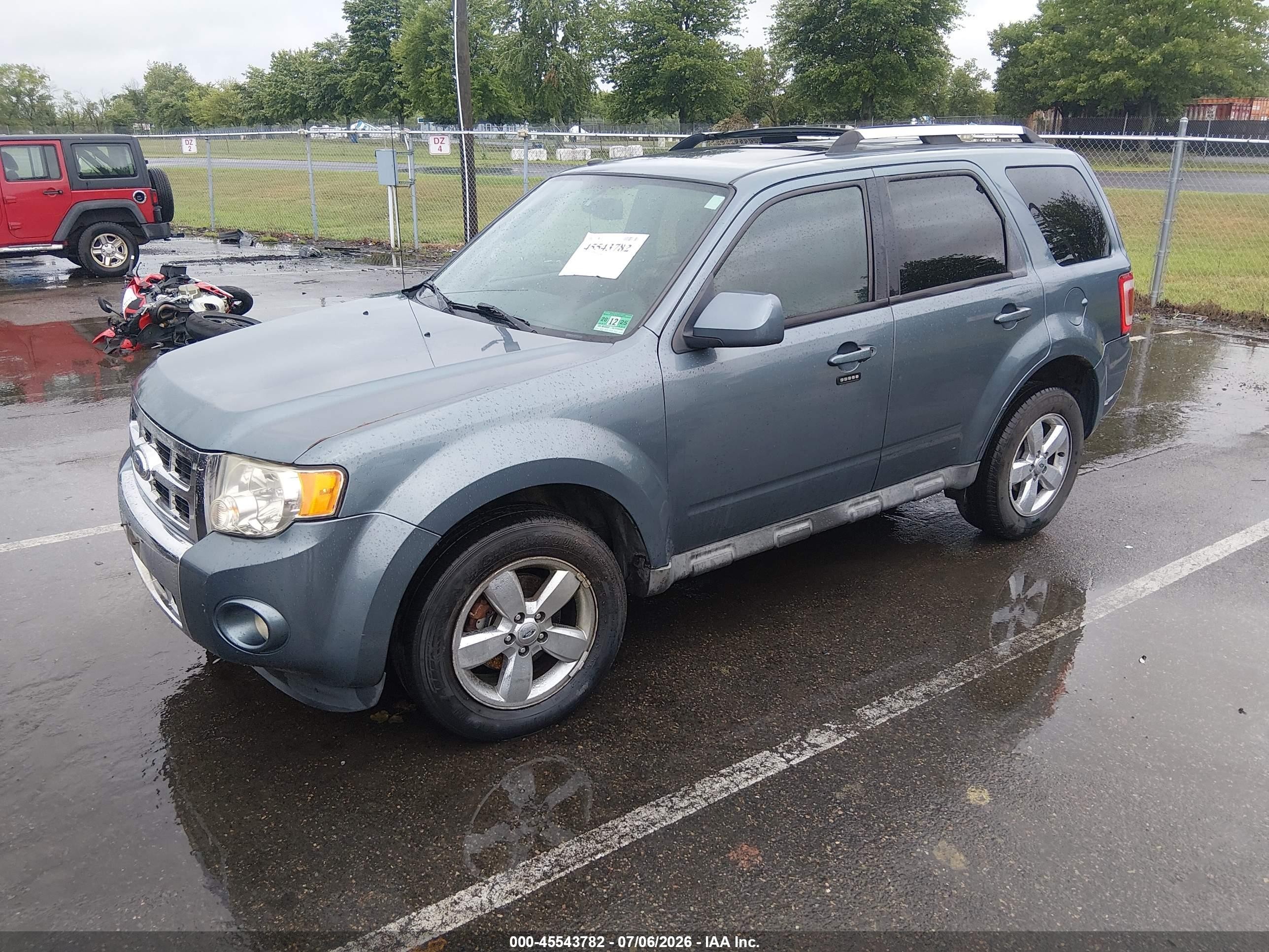 2011 Ford Escape Limited Blue vin: 1FMCU9EG2BKA41406