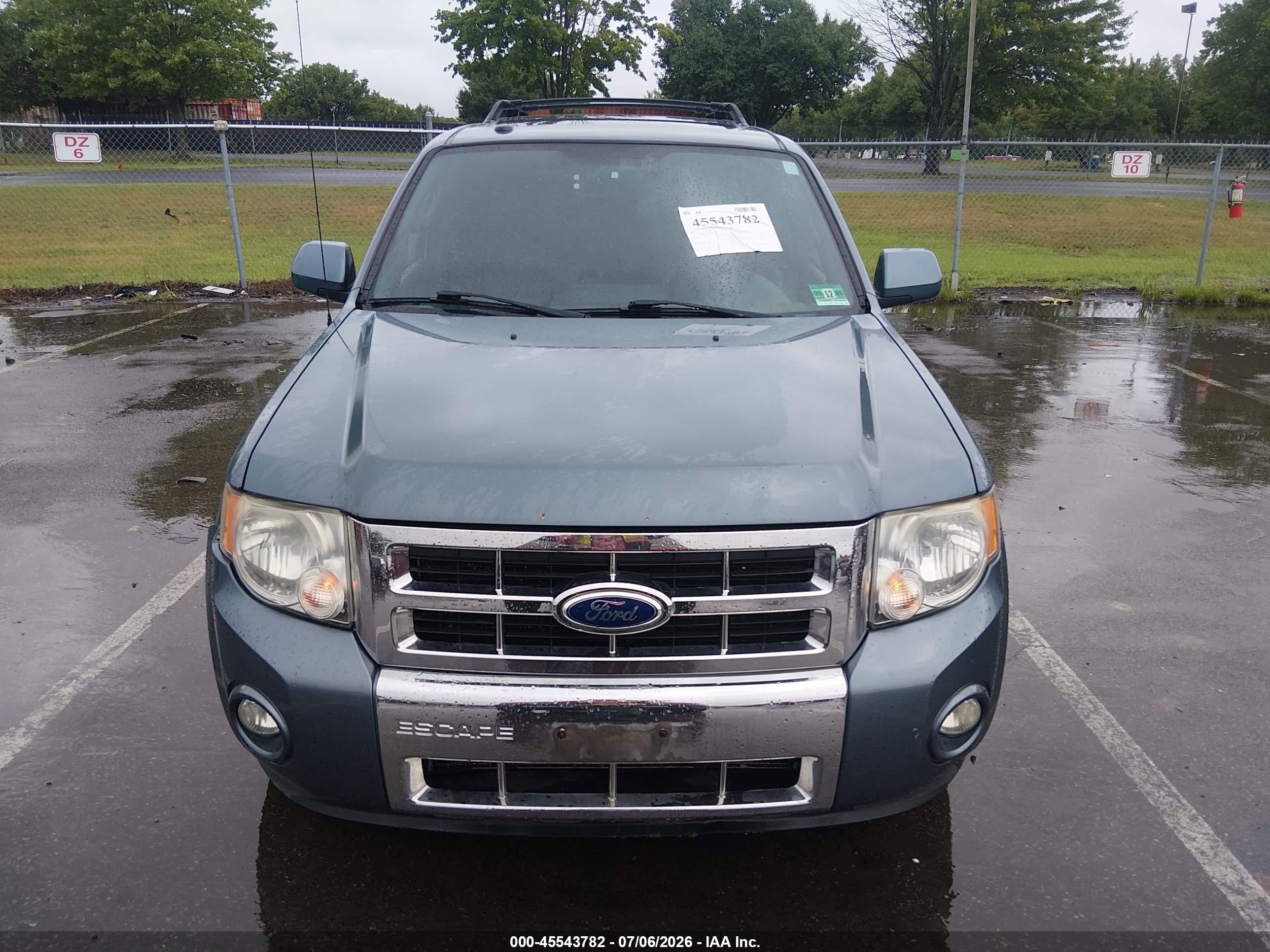 2011 Ford Escape Limited Blue vin: 1FMCU9EG2BKA41406