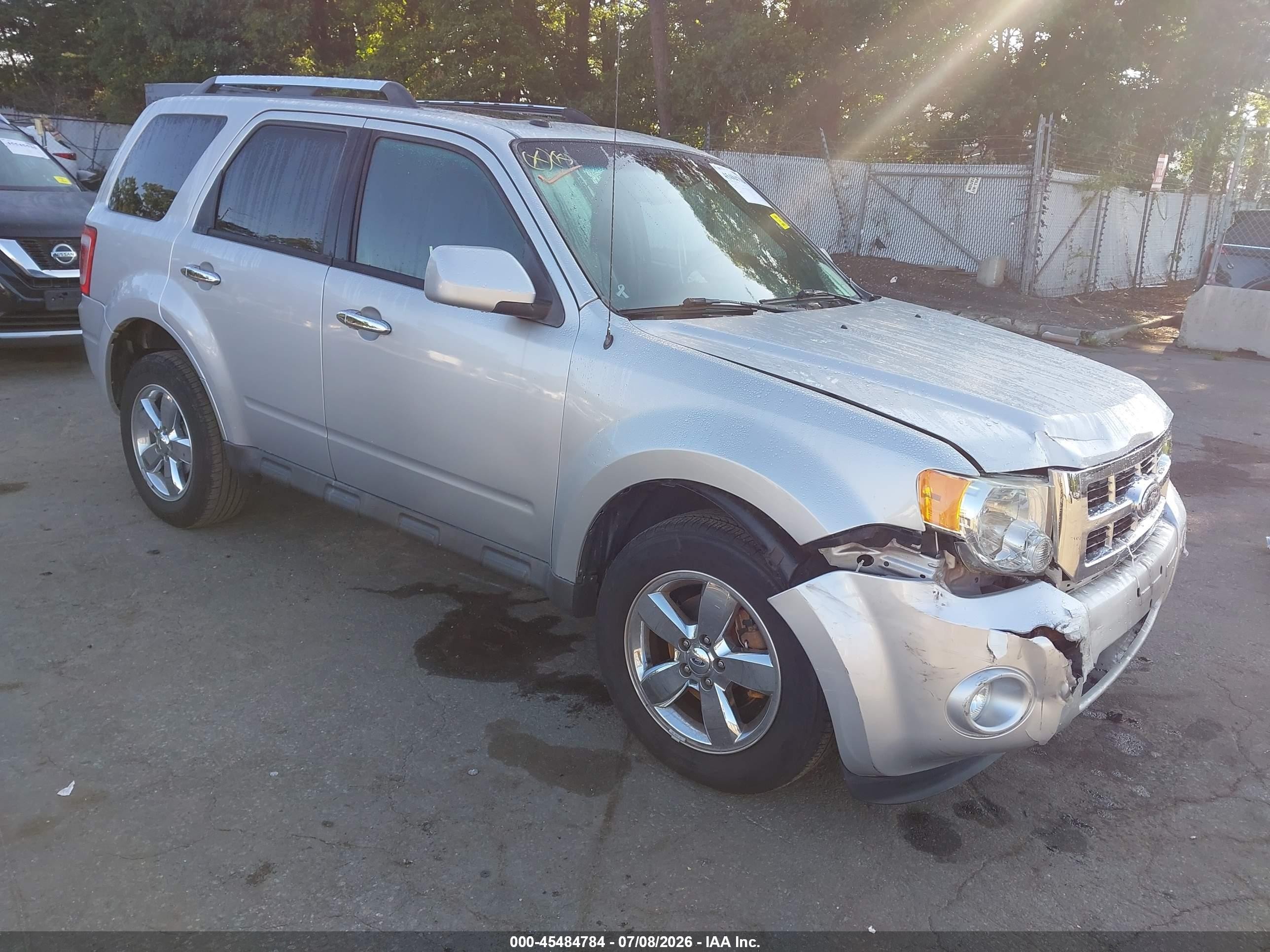 2012 Ford Escape Limited Silver vin: 1FMCU9EG2CKA32268