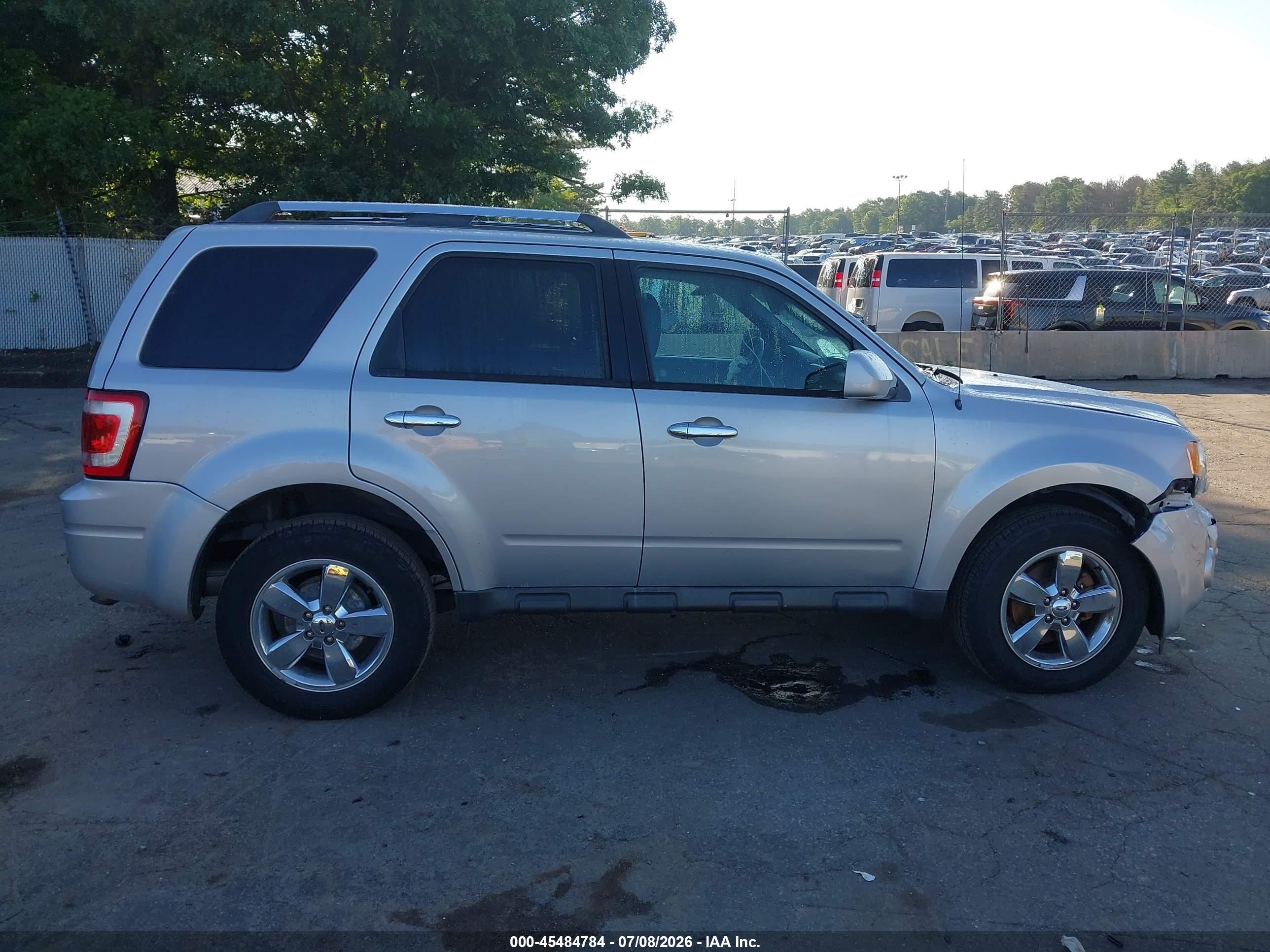 2012 Ford Escape Limited Silver vin: 1FMCU9EG2CKA32268
