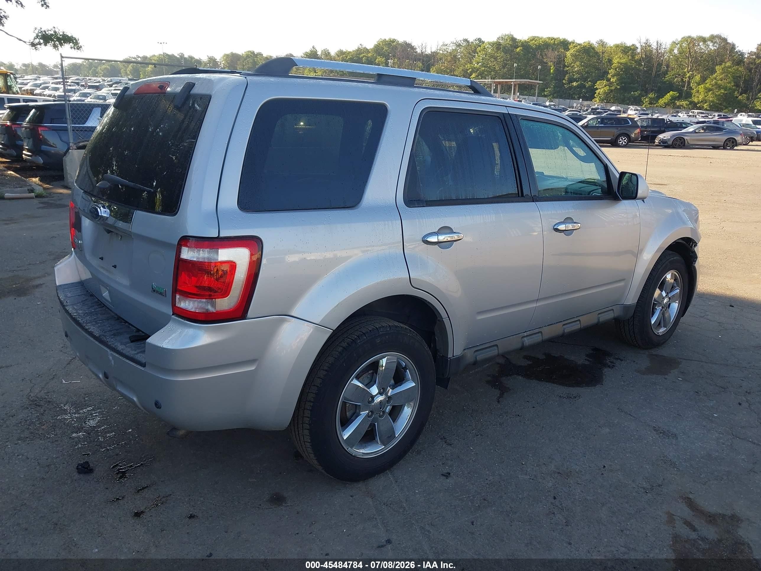 2012 Ford Escape Limited Silver vin: 1FMCU9EG2CKA32268