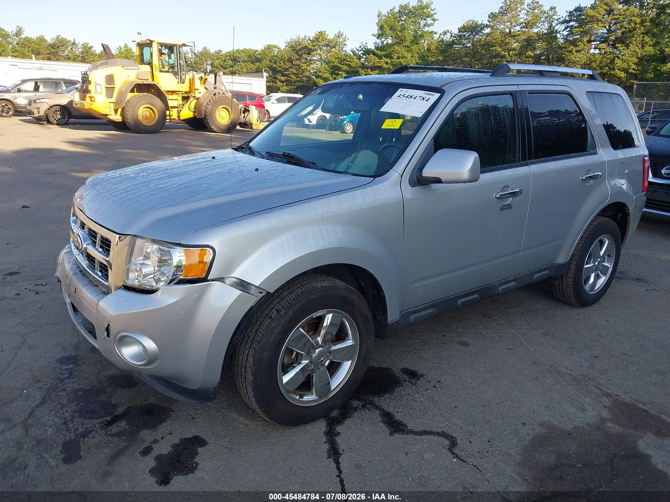 2012 Ford Escape Limited Silver vin: 1FMCU9EG2CKA32268