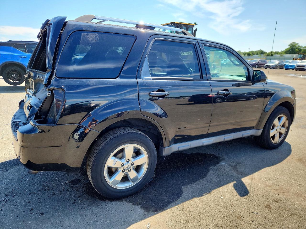 2012 Ford Escape Limited Black vin: 1FMCU9EG2CKA87190
