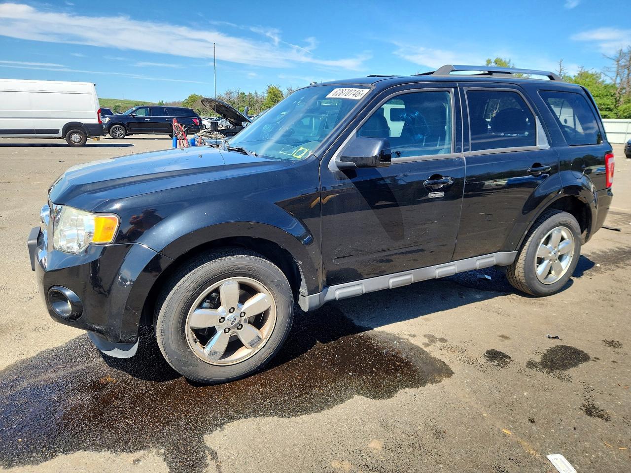2012 Ford Escape Limited Black vin: 1FMCU9EG2CKA87190