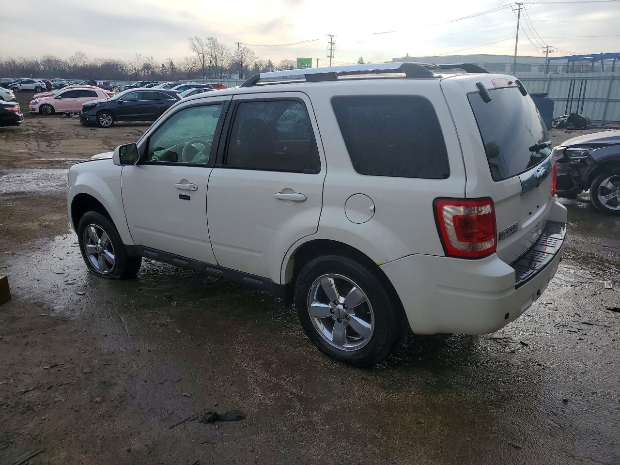 2012 Ford Escape Limited White vin: 1FMCU9EG2CKB00293
