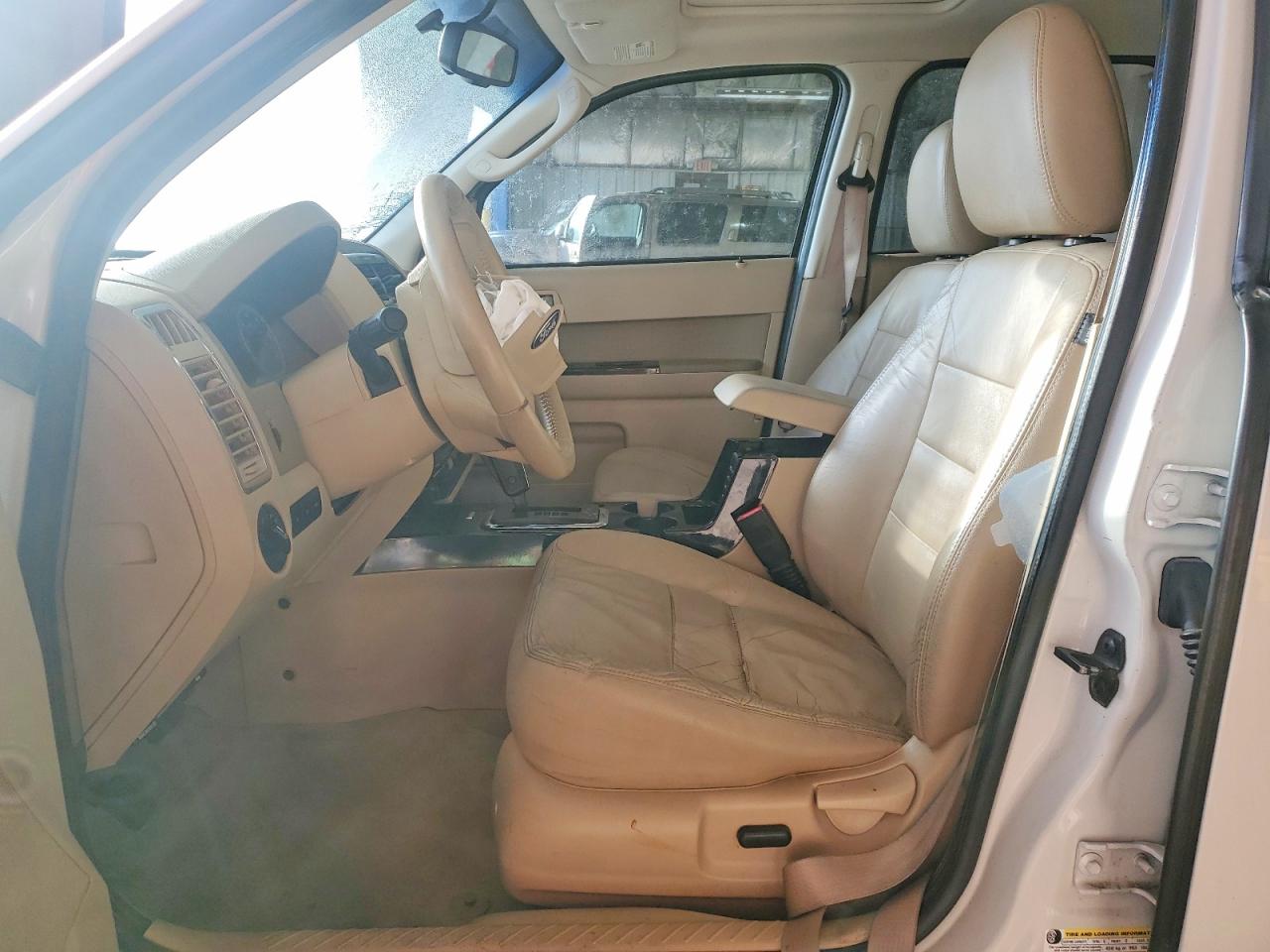 2012 Ford Escape Limited White vin: 1FMCU9EG2CKB00293