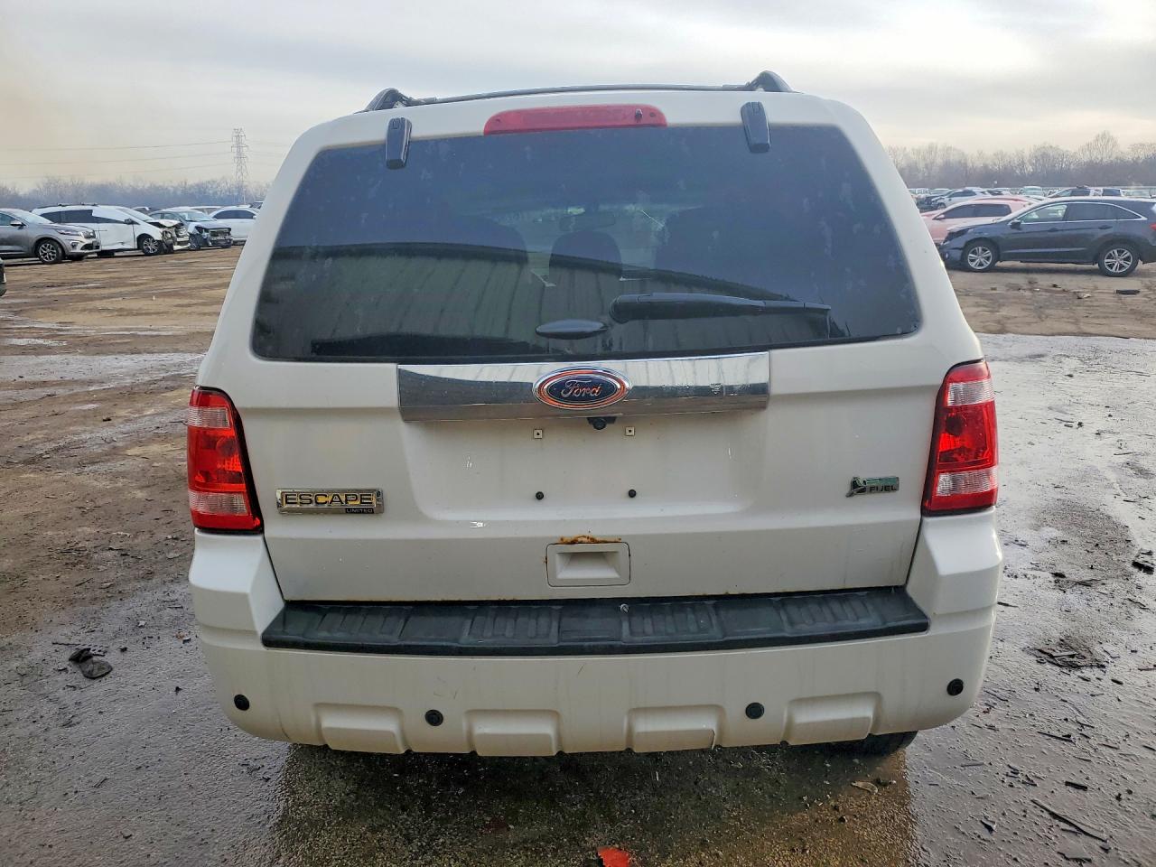 2012 Ford Escape Limited White vin: 1FMCU9EG2CKB00293