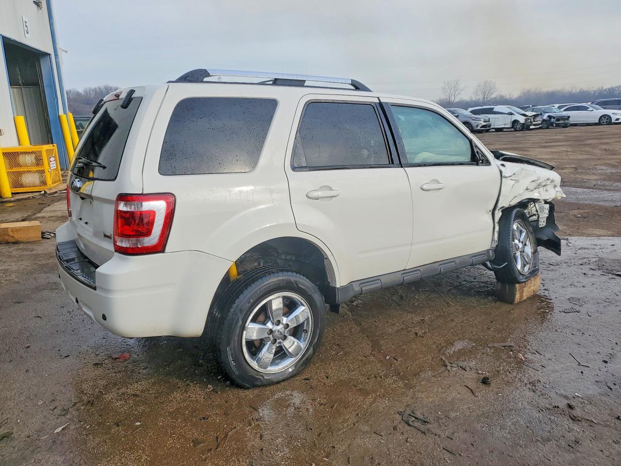 2012 Ford Escape Limited White vin: 1FMCU9EG2CKB00293