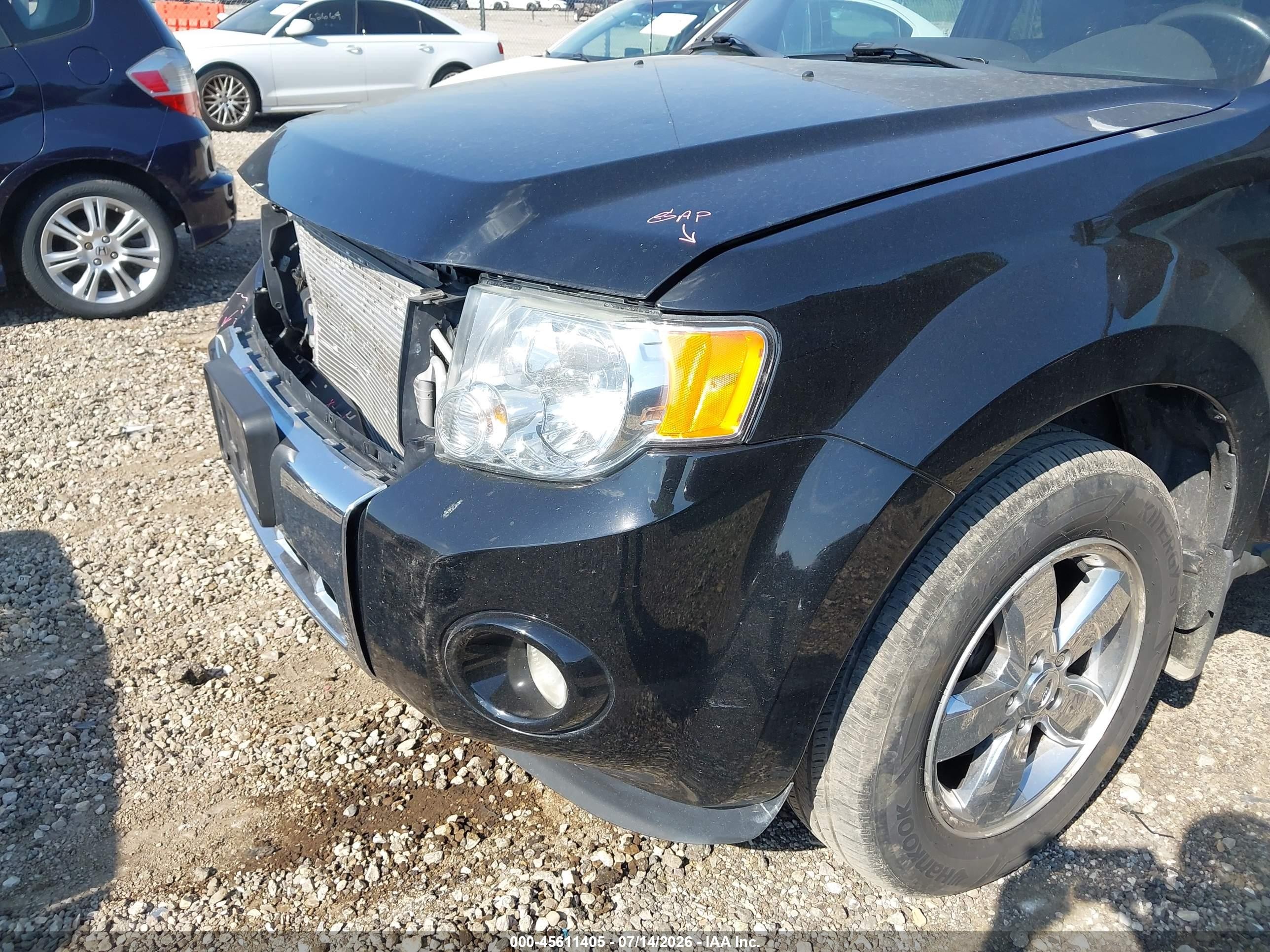 2012 Ford Escape Limited Black vin: 1FMCU9EG2CKC36617