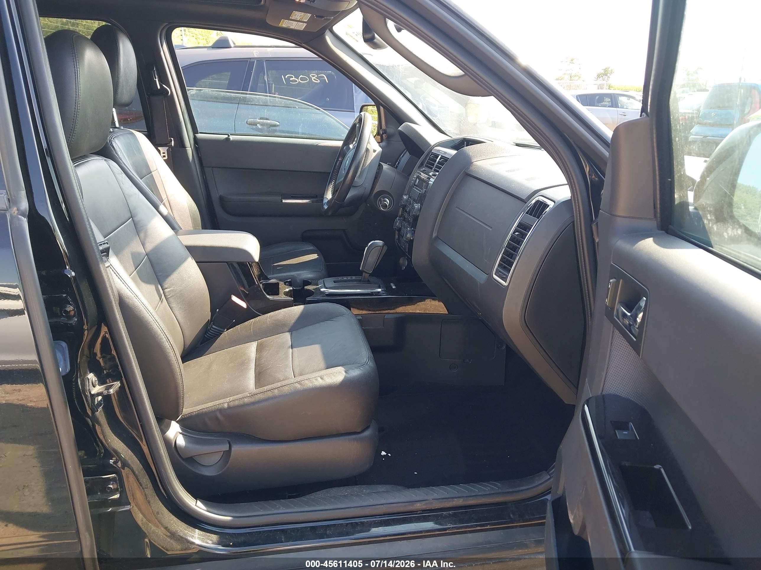 2012 Ford Escape Limited Black vin: 1FMCU9EG2CKC36617