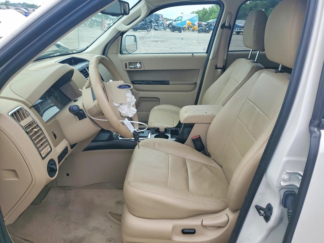 2012 Ford Escape Limited White vin: 1FMCU9EG2CKC43986