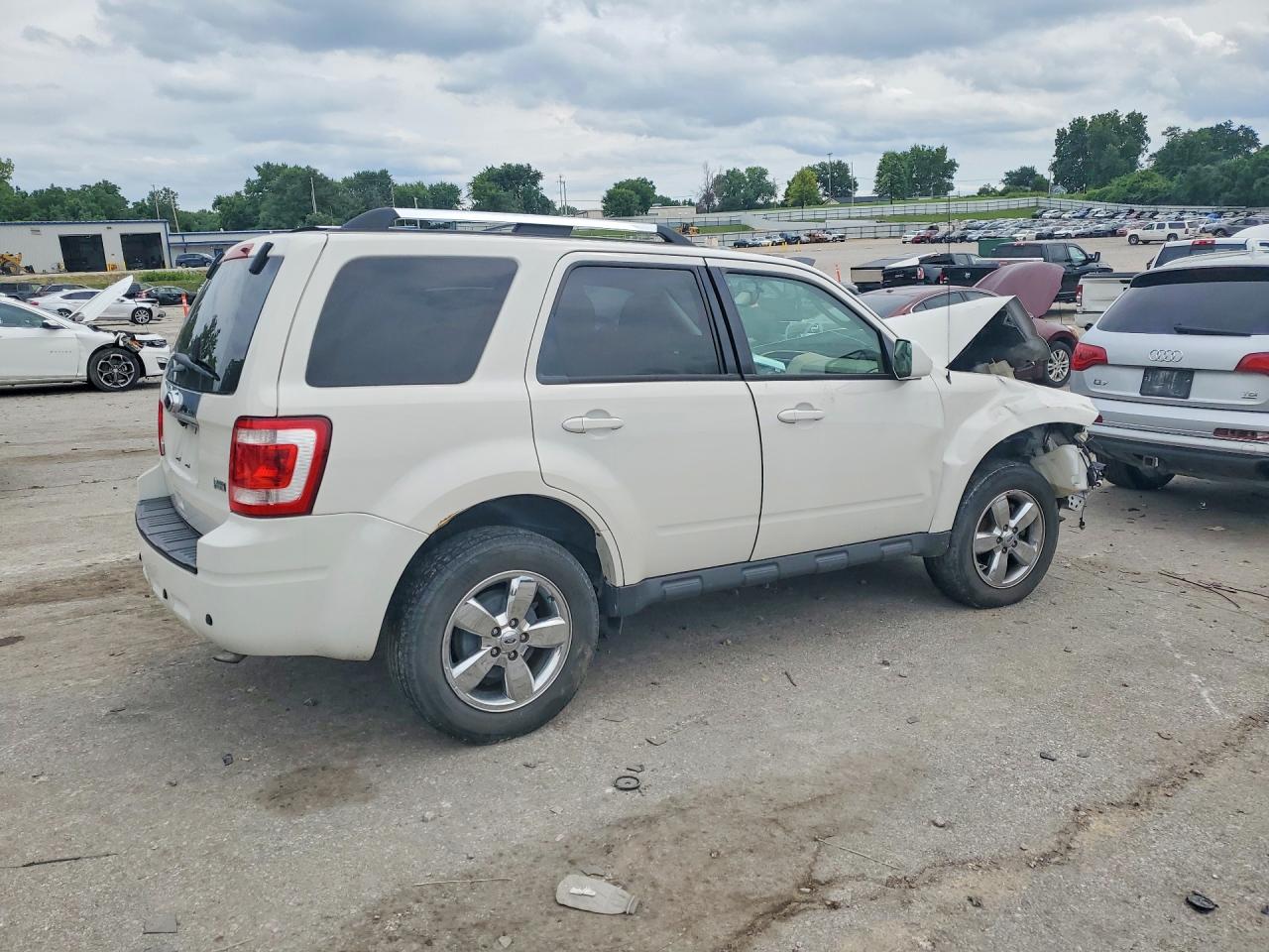 2012 Ford Escape Limited White vin: 1FMCU9EG2CKC43986