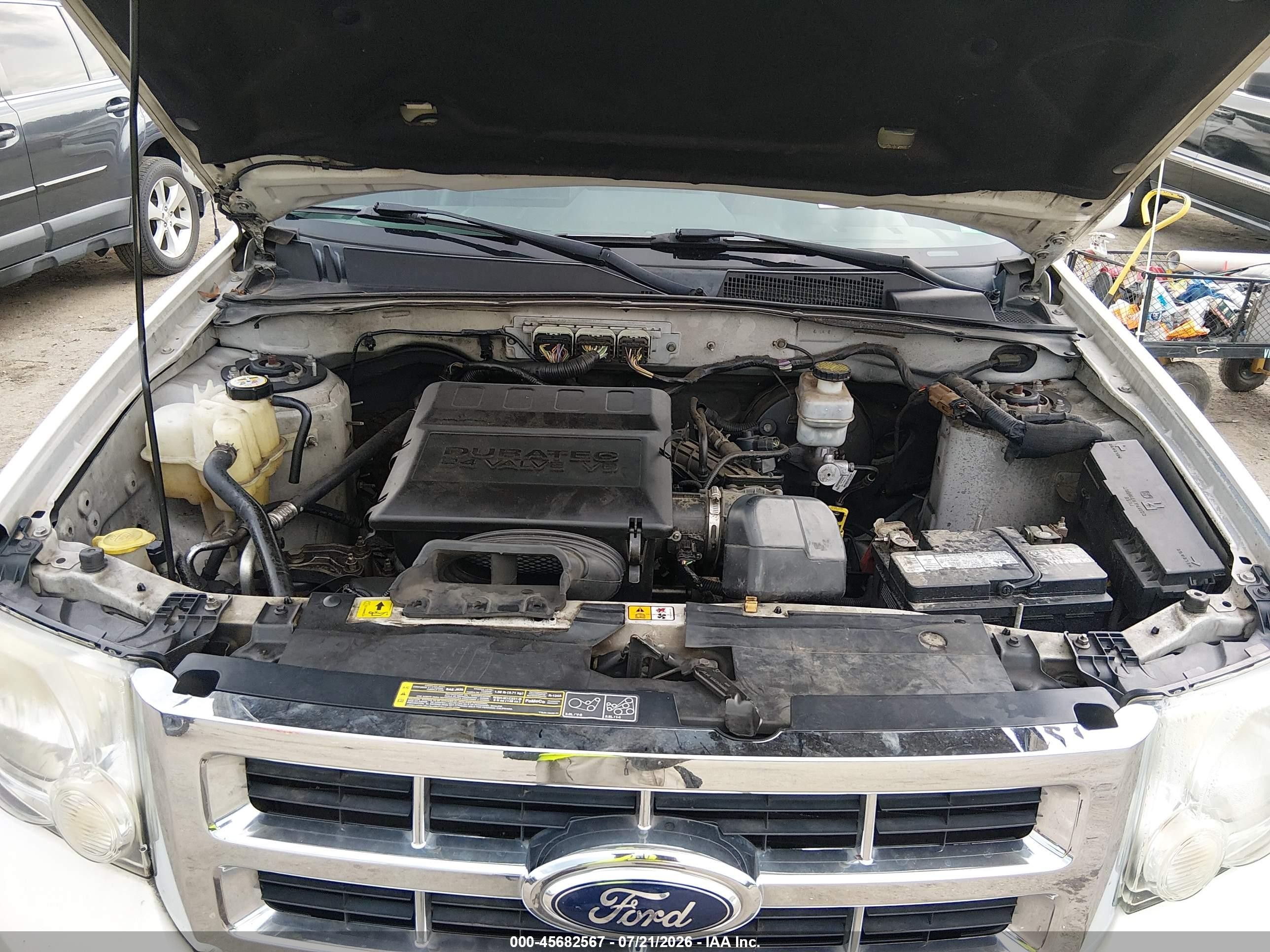 2012 Ford Escape Limited Белый vin: 1FMCU9EG2CKC46712